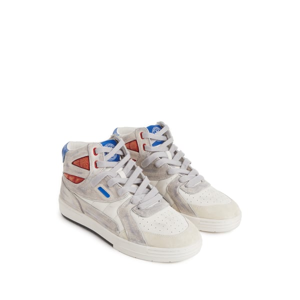 Baskets montantes en cuir