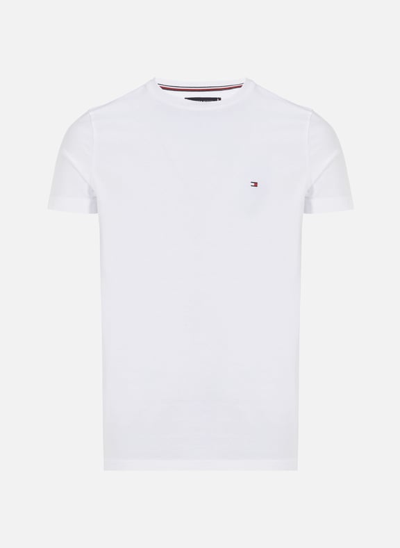 T-shirt en oton Blanc by TOMMY HILFIGER TOMMY HILFIGER T-shirt en oton Blanc