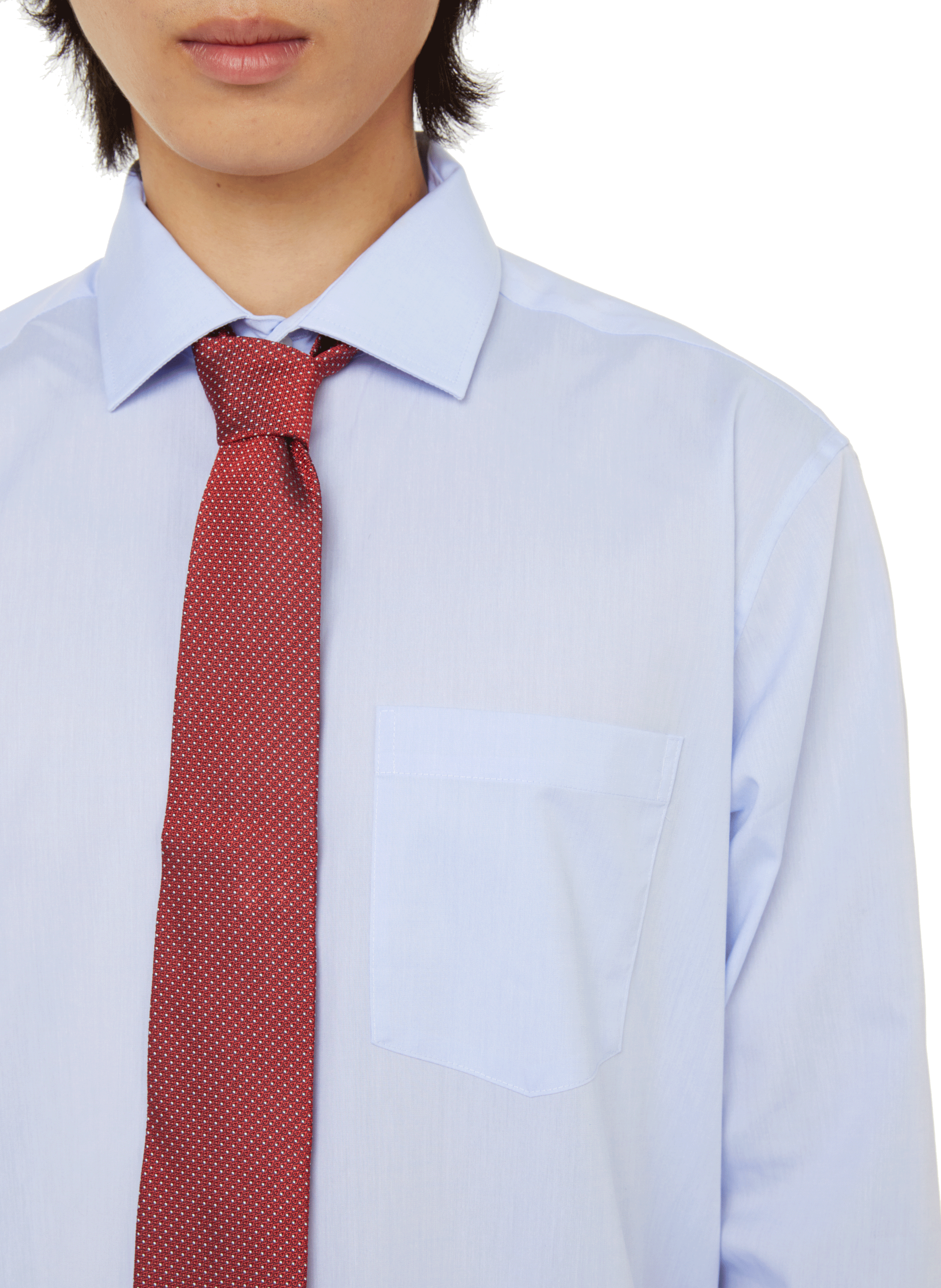 Silk jacquard tie AU PRINTEMPS PARIS Multicolour