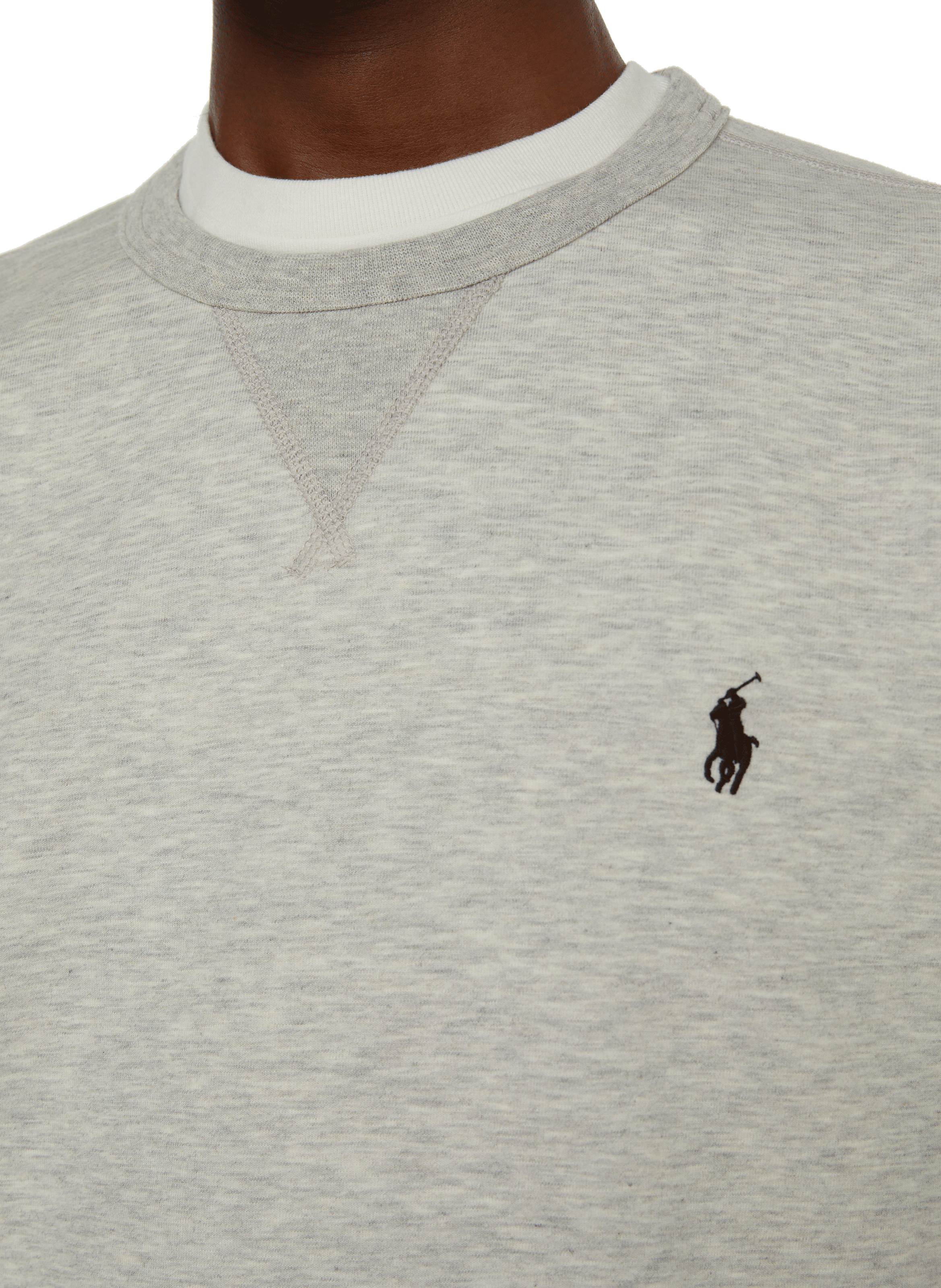 Cotton-blend round-neck sweatshirt POLO RALPH LAUREN Black