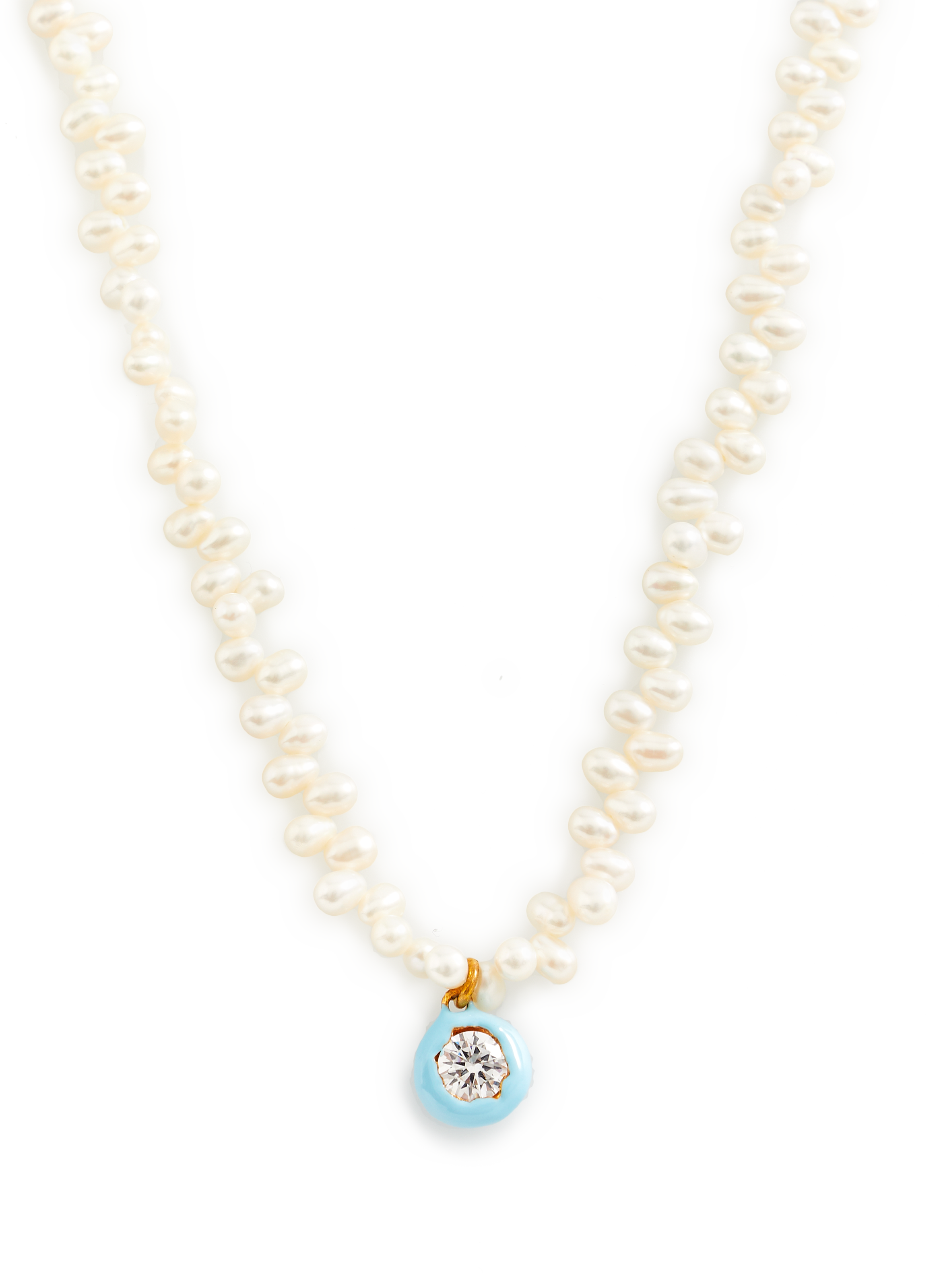 Collier en perles avec pendant