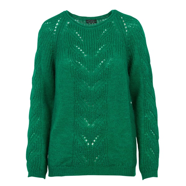 Pull col rond roulotté