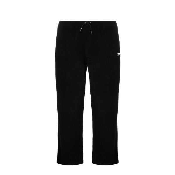Ouest Paris Ribbed Cotton Joggers In Black