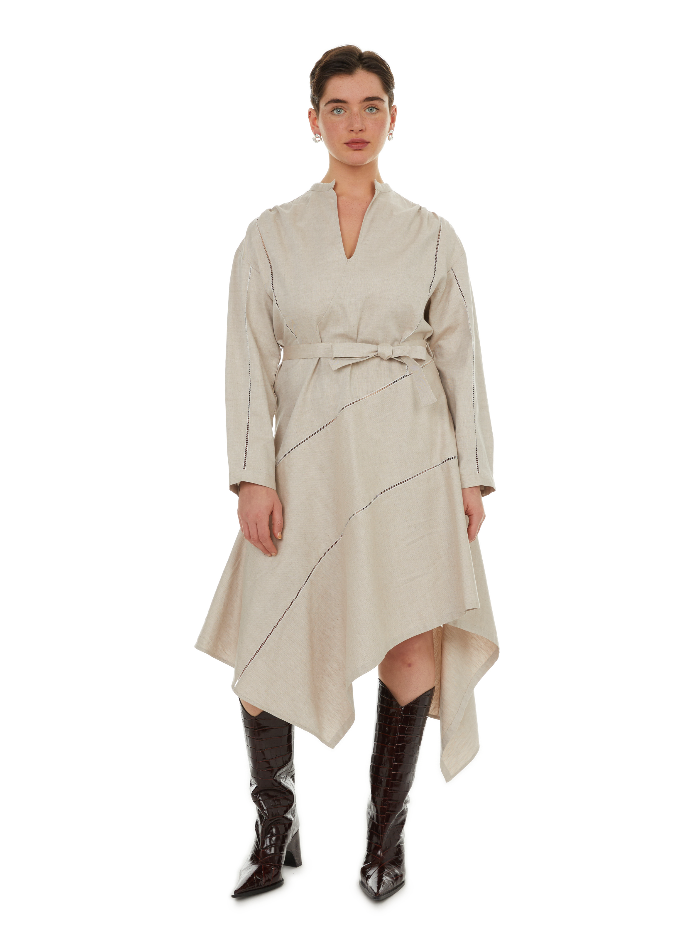 EUDON CHOI Maxi dress  Beige