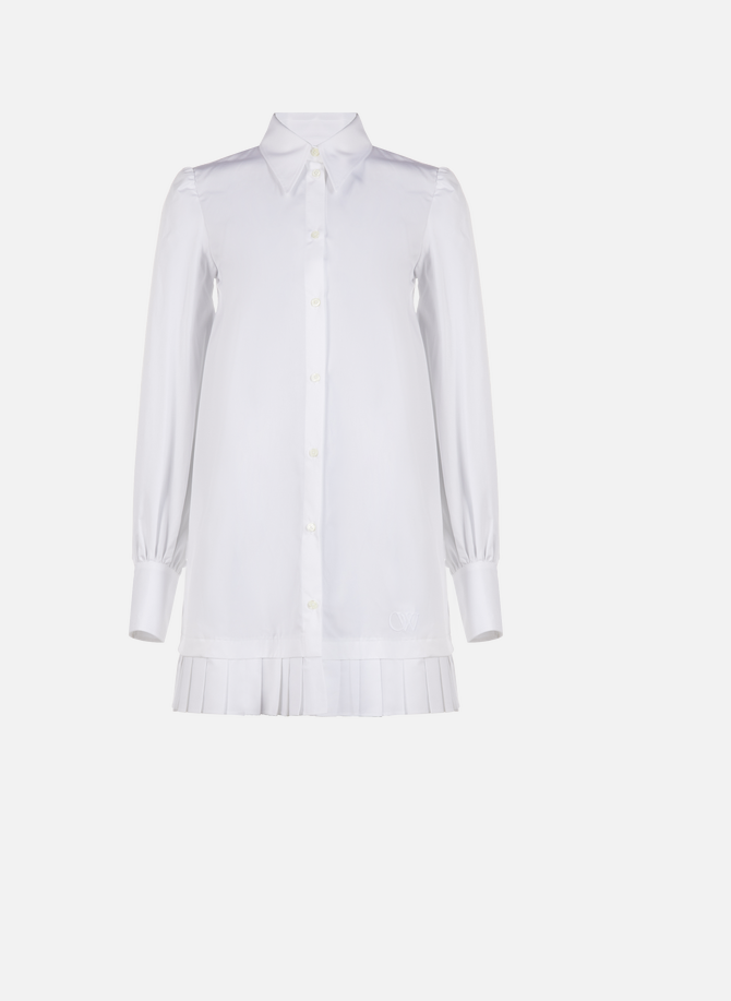 OFF-WHITE Hemdblusenkleid aus Baumwolle