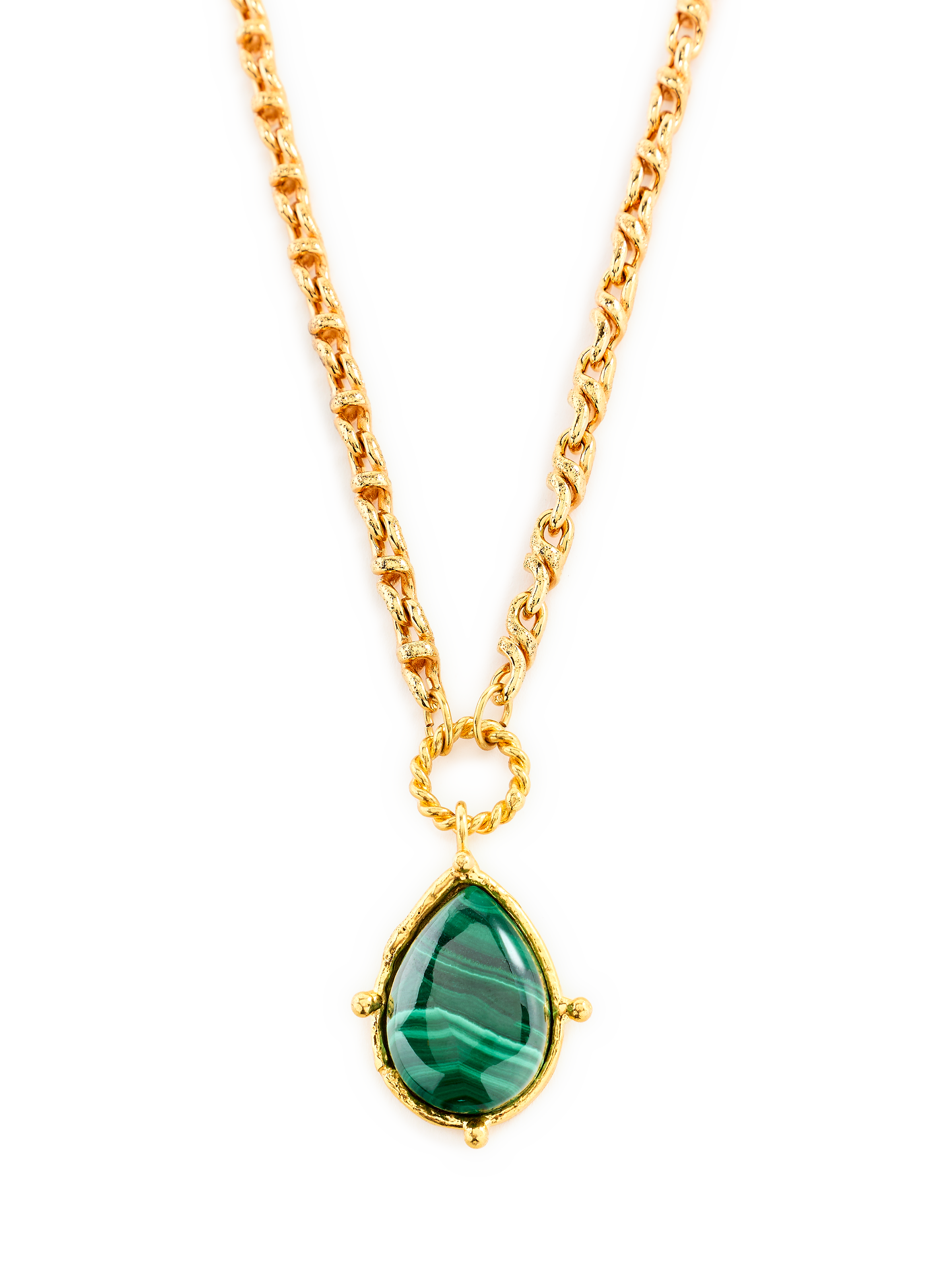 Collier Drop SYLVIA TOLEDANO Vert