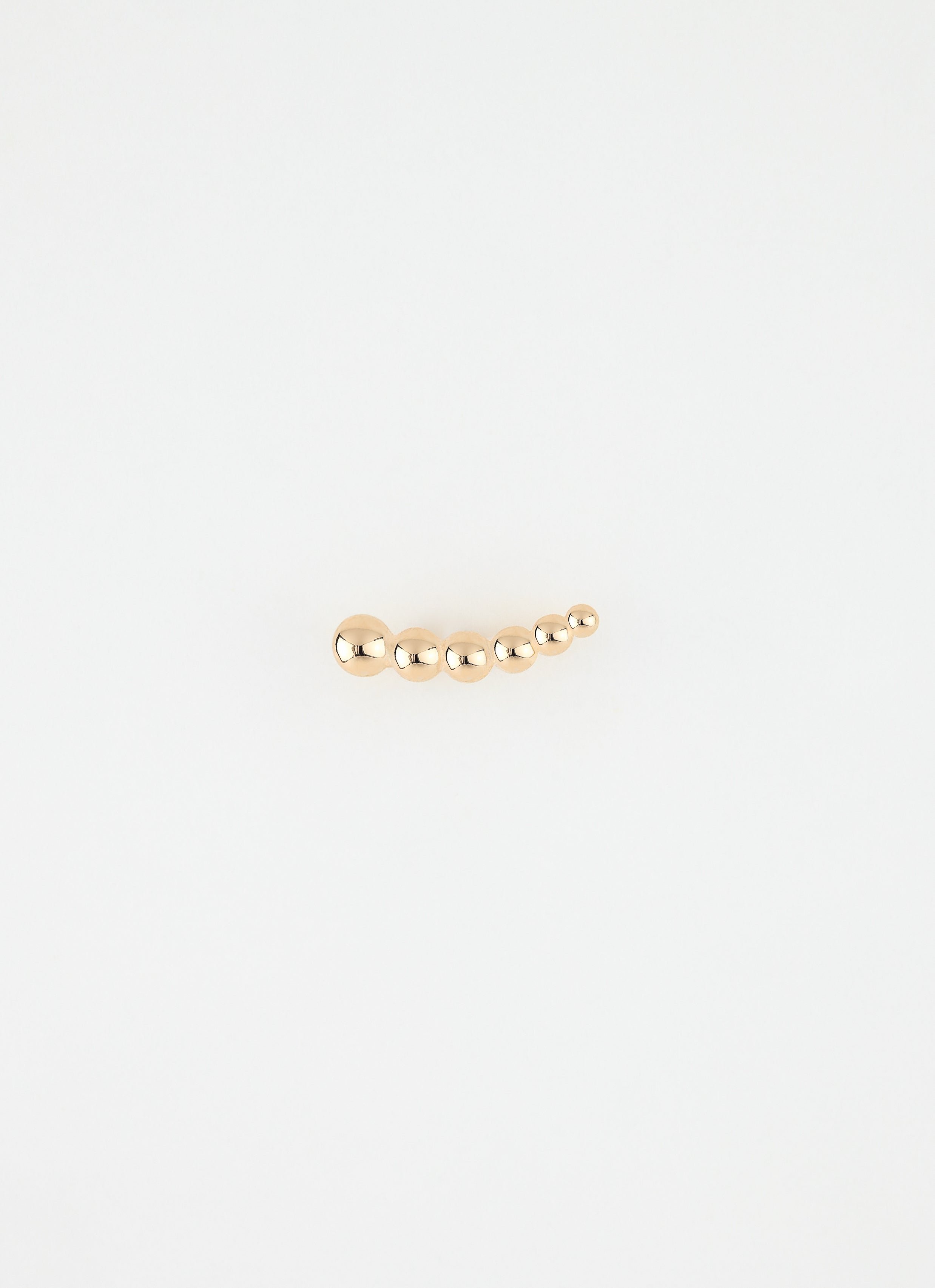 Contour d’oreille gauche moon plaqué or DoréANNA SOTTILOTTA