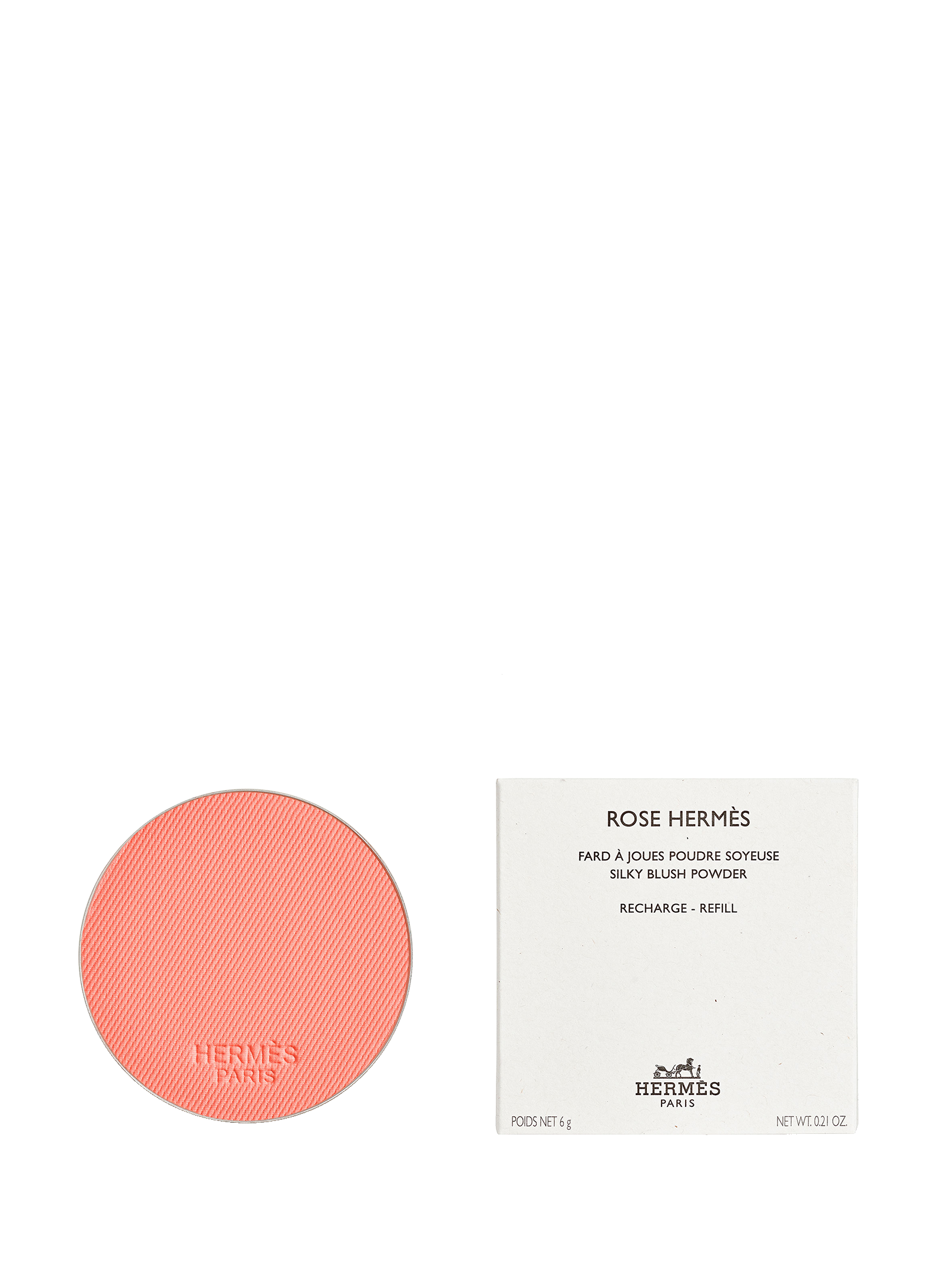 Rose Hermès, recharge fard à joues Silky Blush, Rose Blush HERMÈS Rose blush