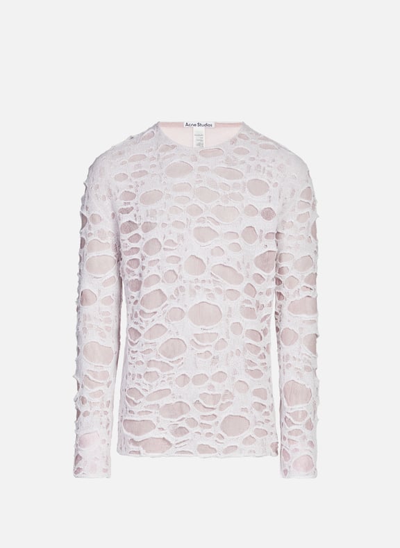Pull à maille destroy trouée ACNE STUDIOS Pull à maille destroy trouée ACNE STUDIOS