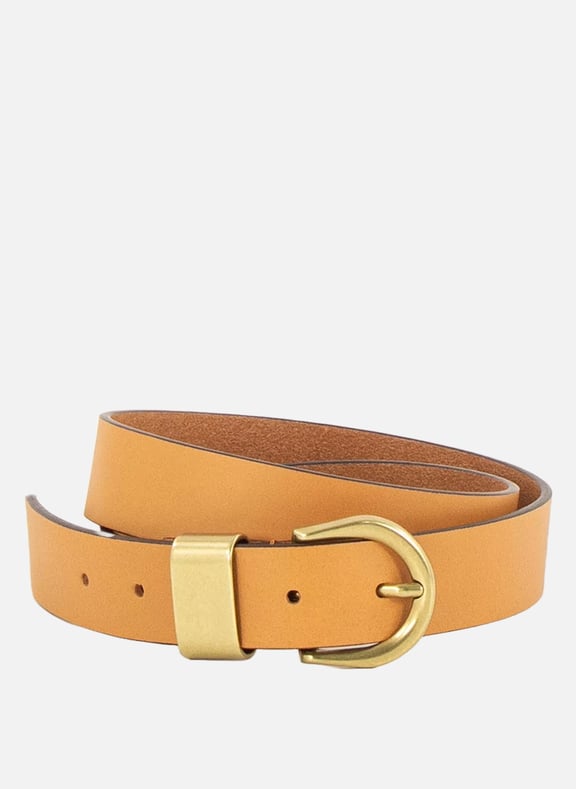 Ceinture en cuir de vache miloa Marron by SESSUN SESSUN Ceinture en cuir de vache miloa Marron