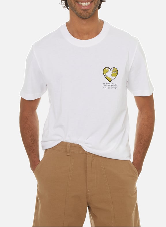 T-shirt en coton Blanc by JAGVI RIVE GAUCHE JAGVI RIVE GAUCHE T-shirt en coton Blanc