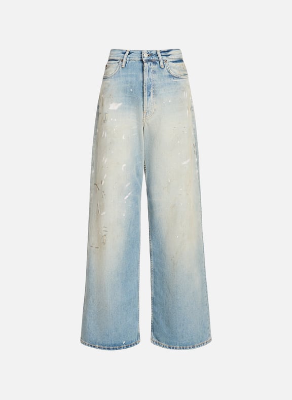 Jean large en coton mélangé Bleu by ACNE STUDIOS ACNE STUDIOS Jean large en coton mélangé Bleu