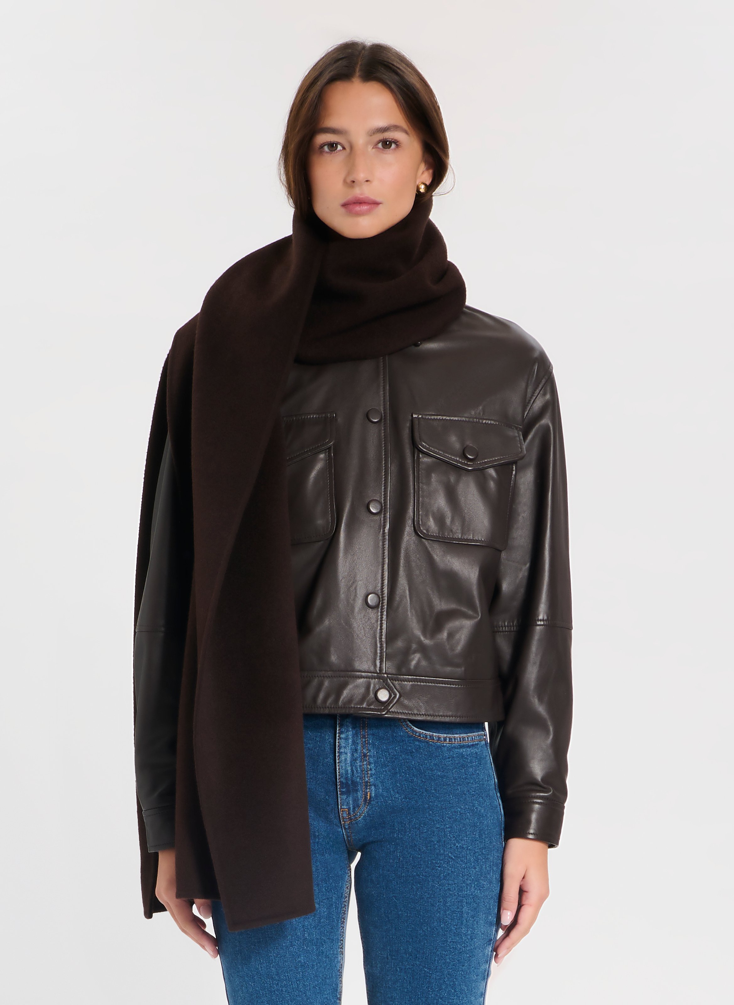 Echarpe evy ZAPA Marron