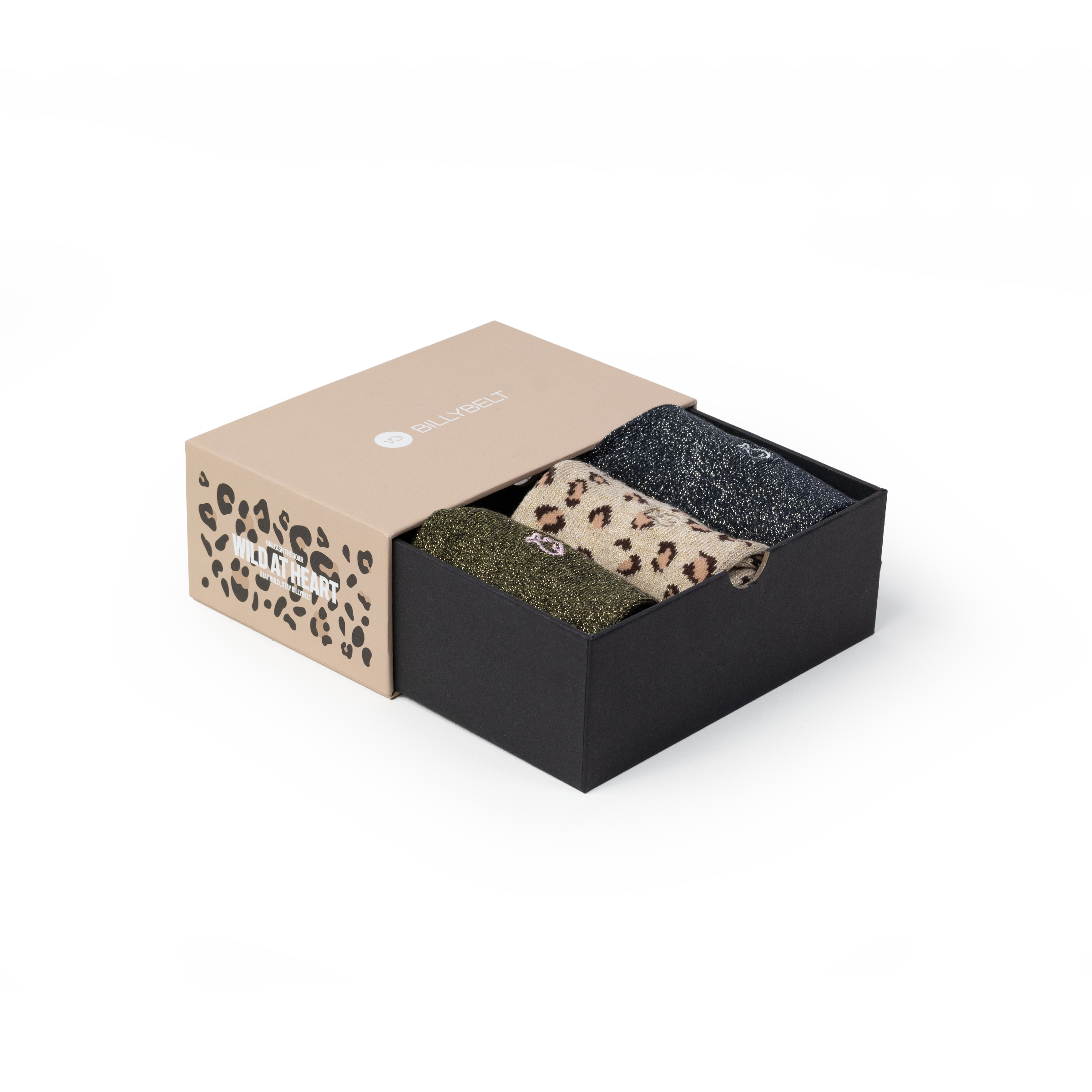 Coffret de 3 chaussettes femme BILLYBELT Beige