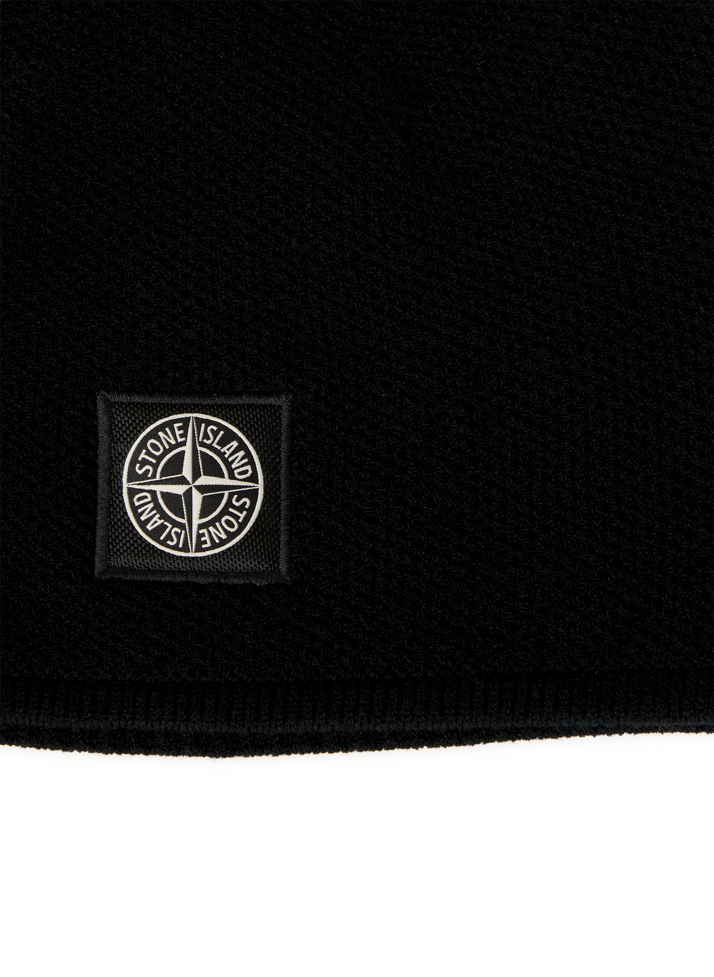 Bonnet en laine  STONE ISLAND Noir