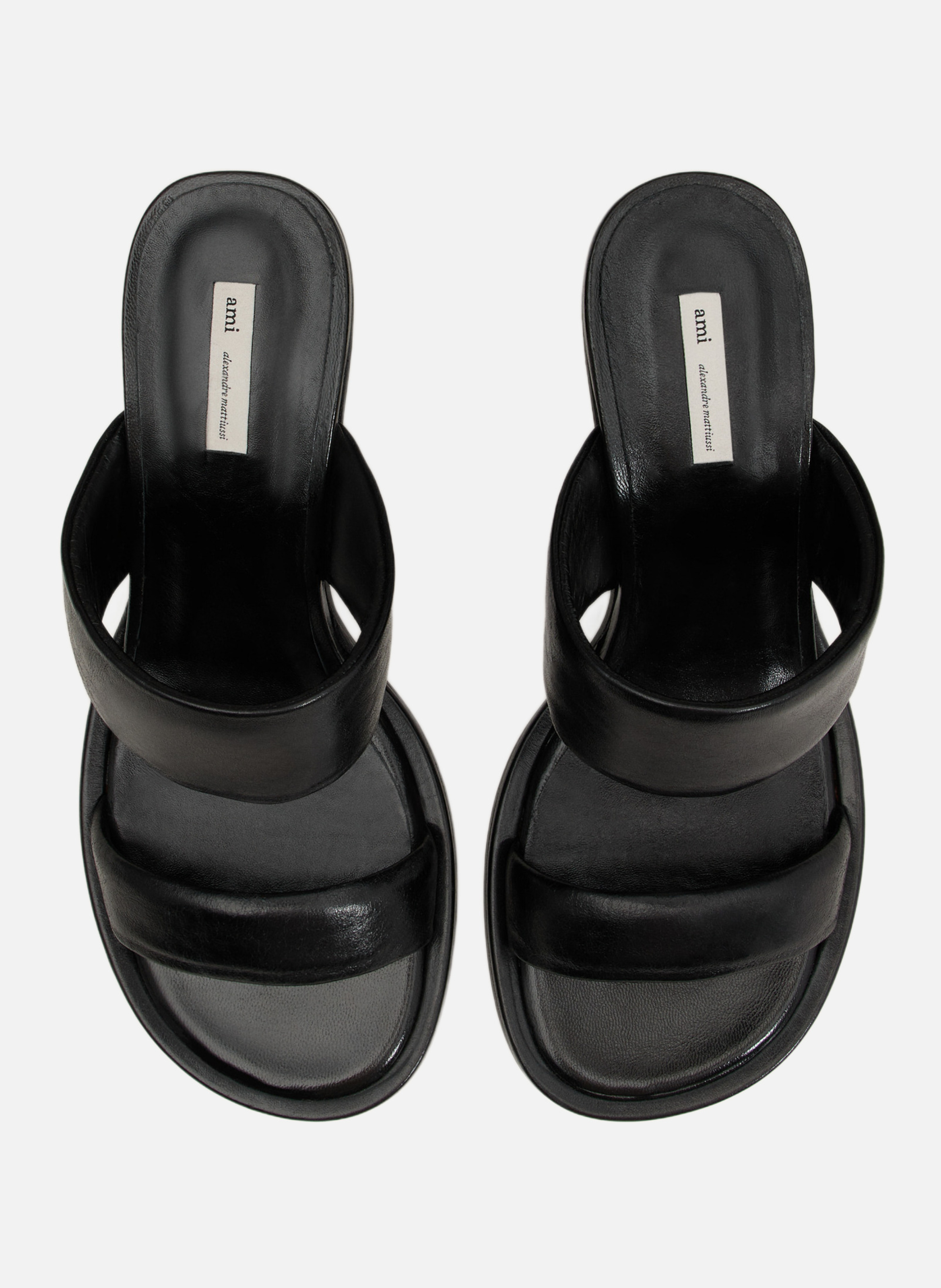 Sandales piano AMI PARIS Noir