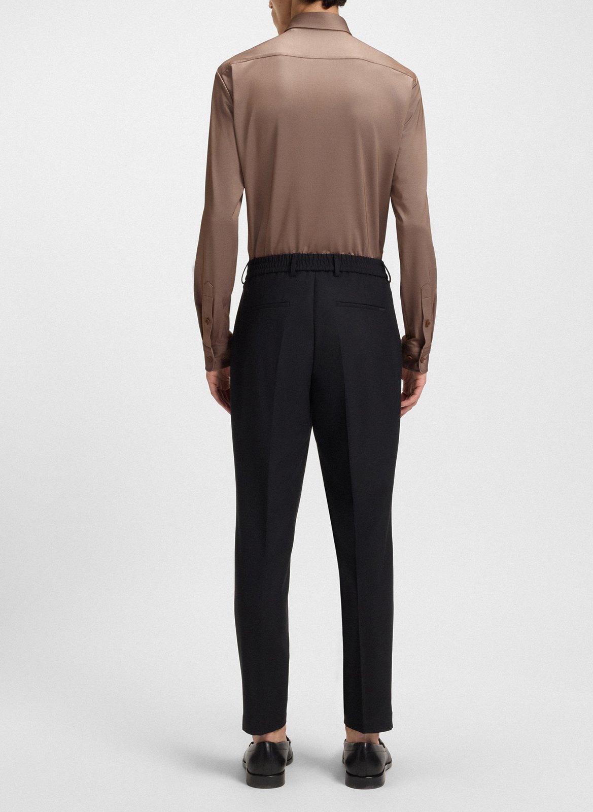 Chemise slim-fit BOSS Marron