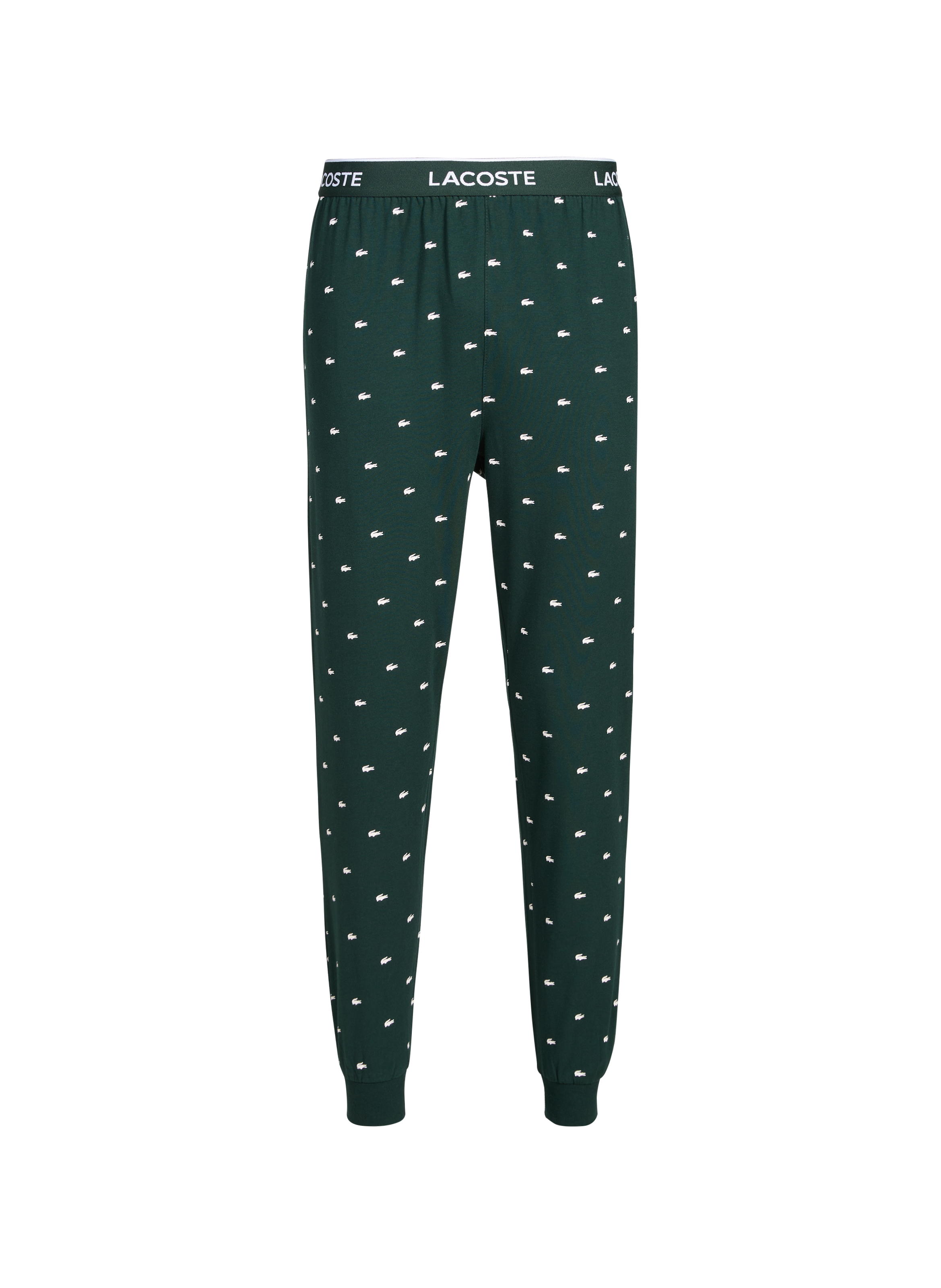 Mixed cotton ribbon pajama set LACOSTE Green