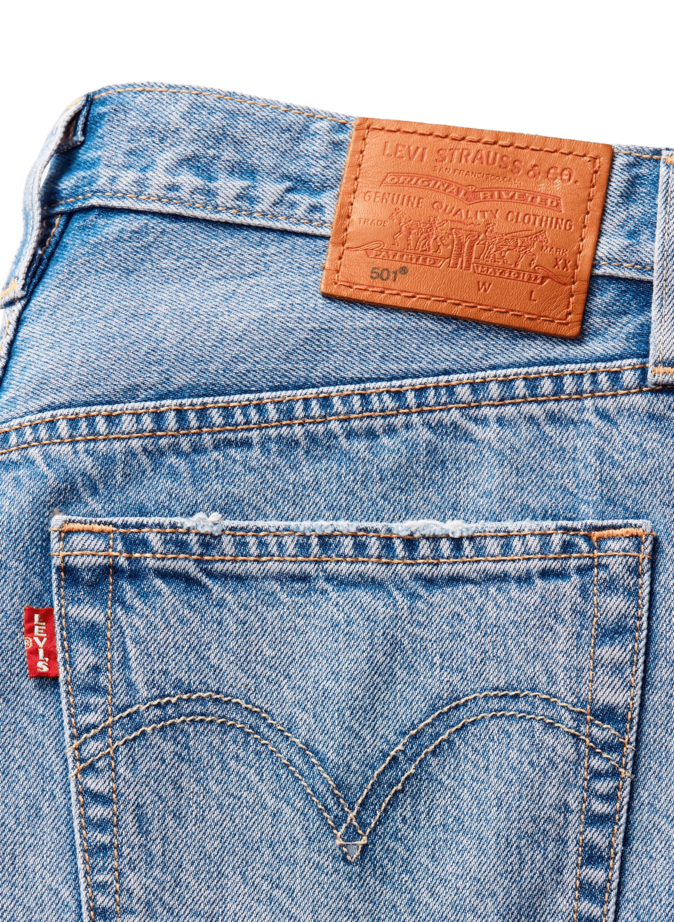 Jean 501 cropped LEVI&#039;S Bleu