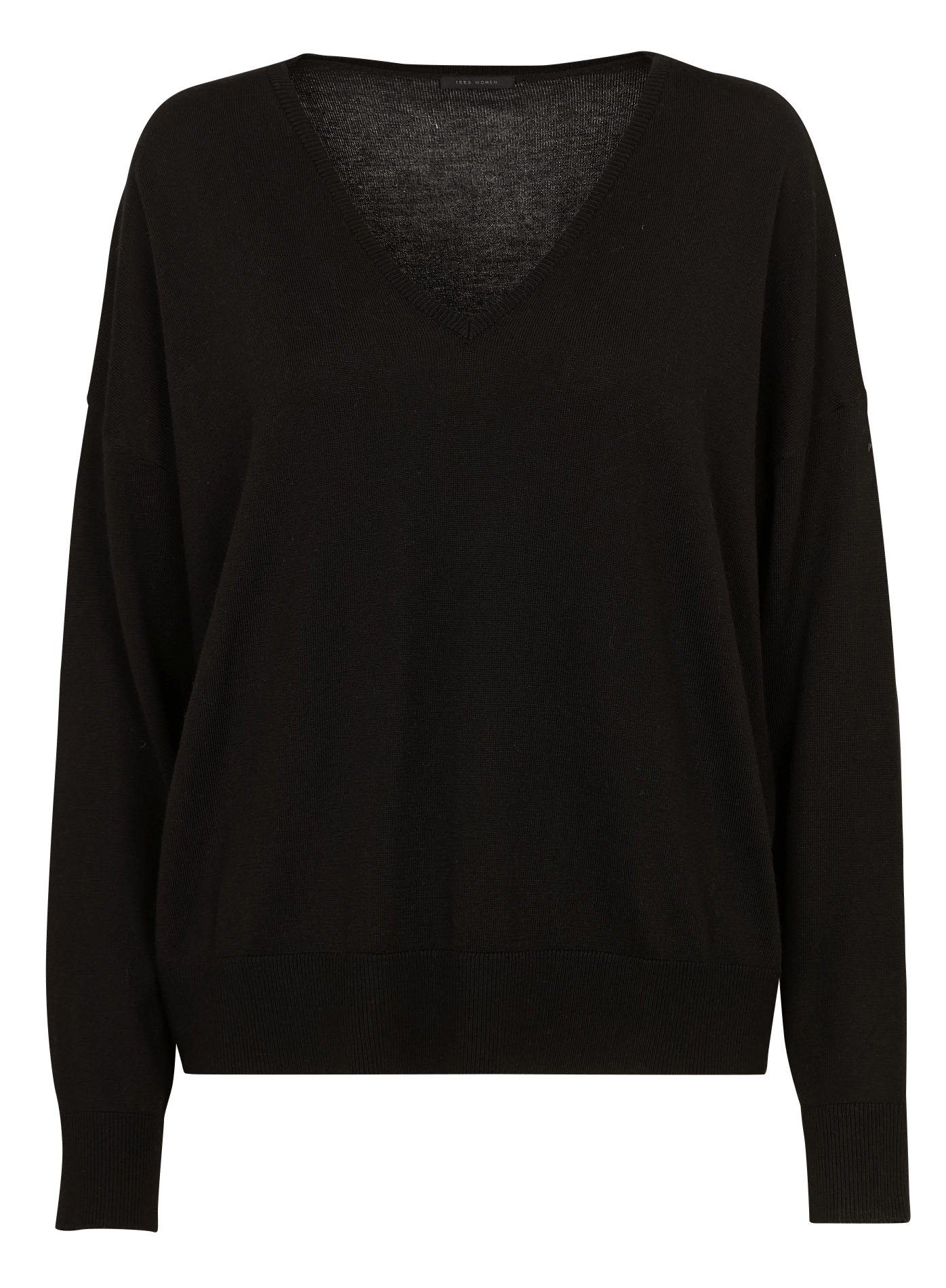Pull ample uni manches longues IKKS Noir