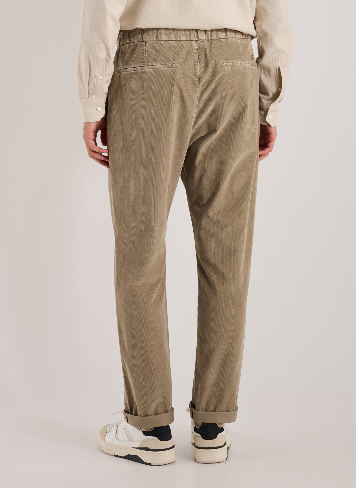 Pantalon Vigo en velours côtelé de coton CLOSED Gris