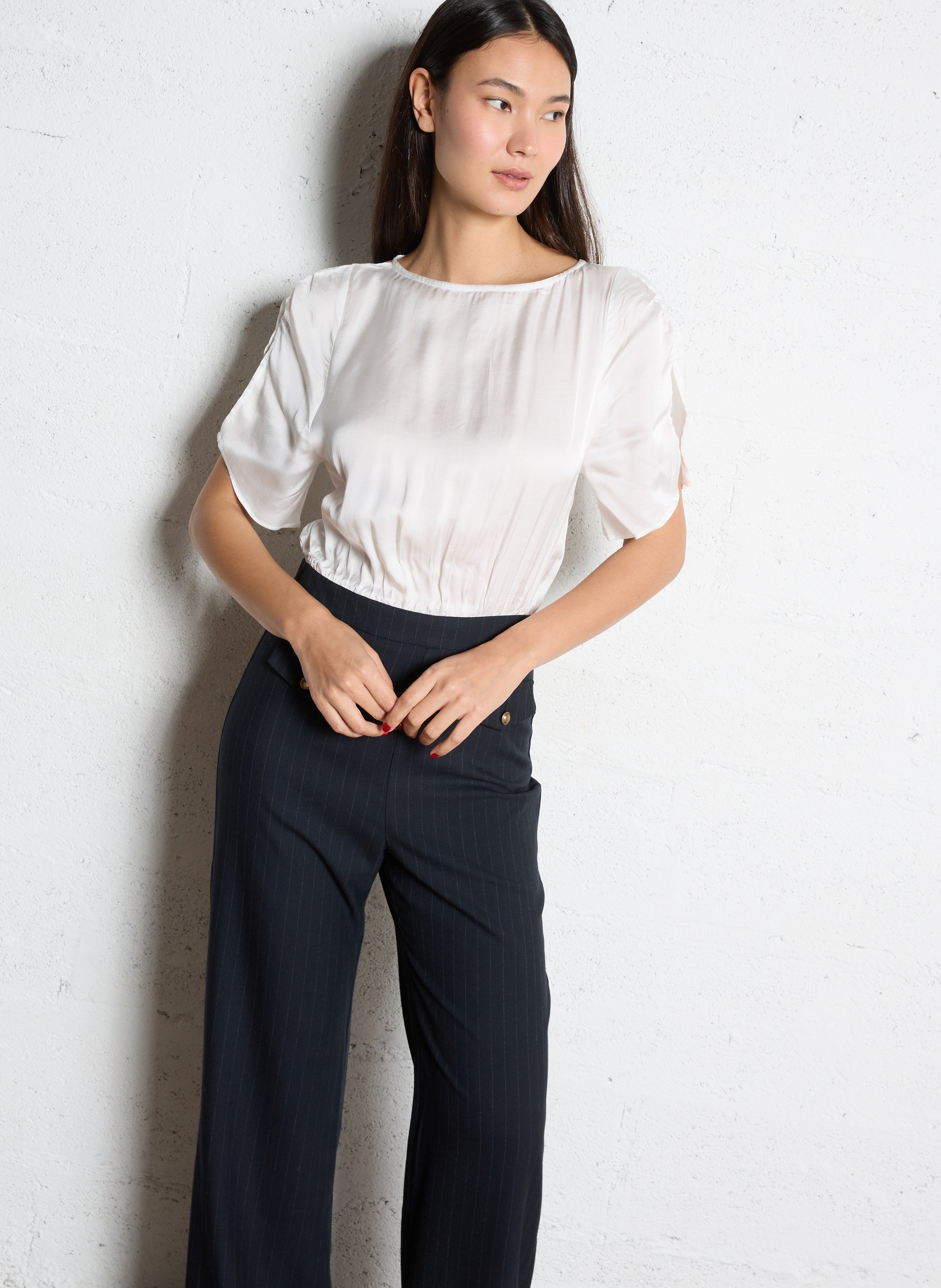 Combinaison col bateau IKKS Bleu