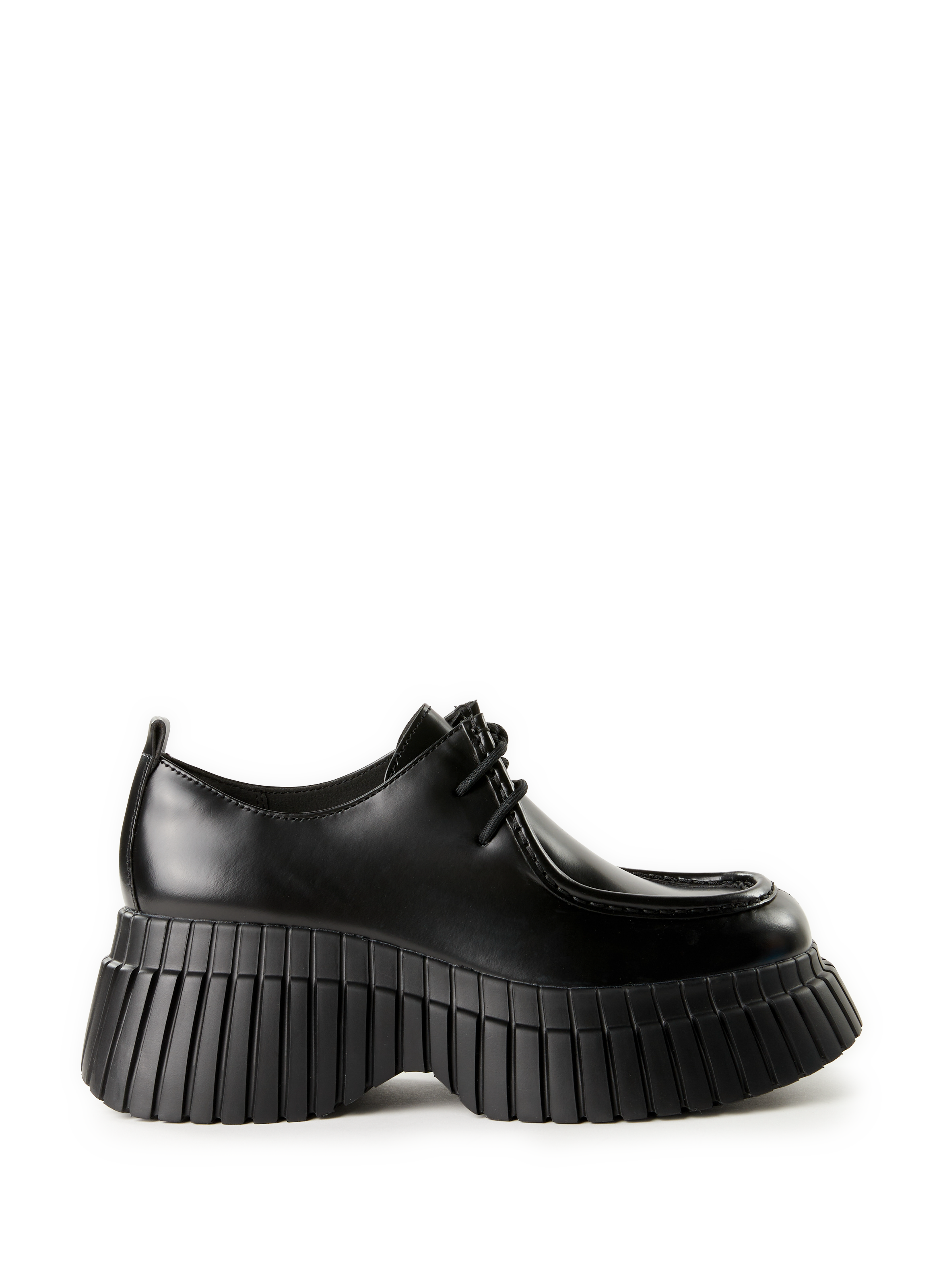 CAMPER Derbies compensées en cuir Noir