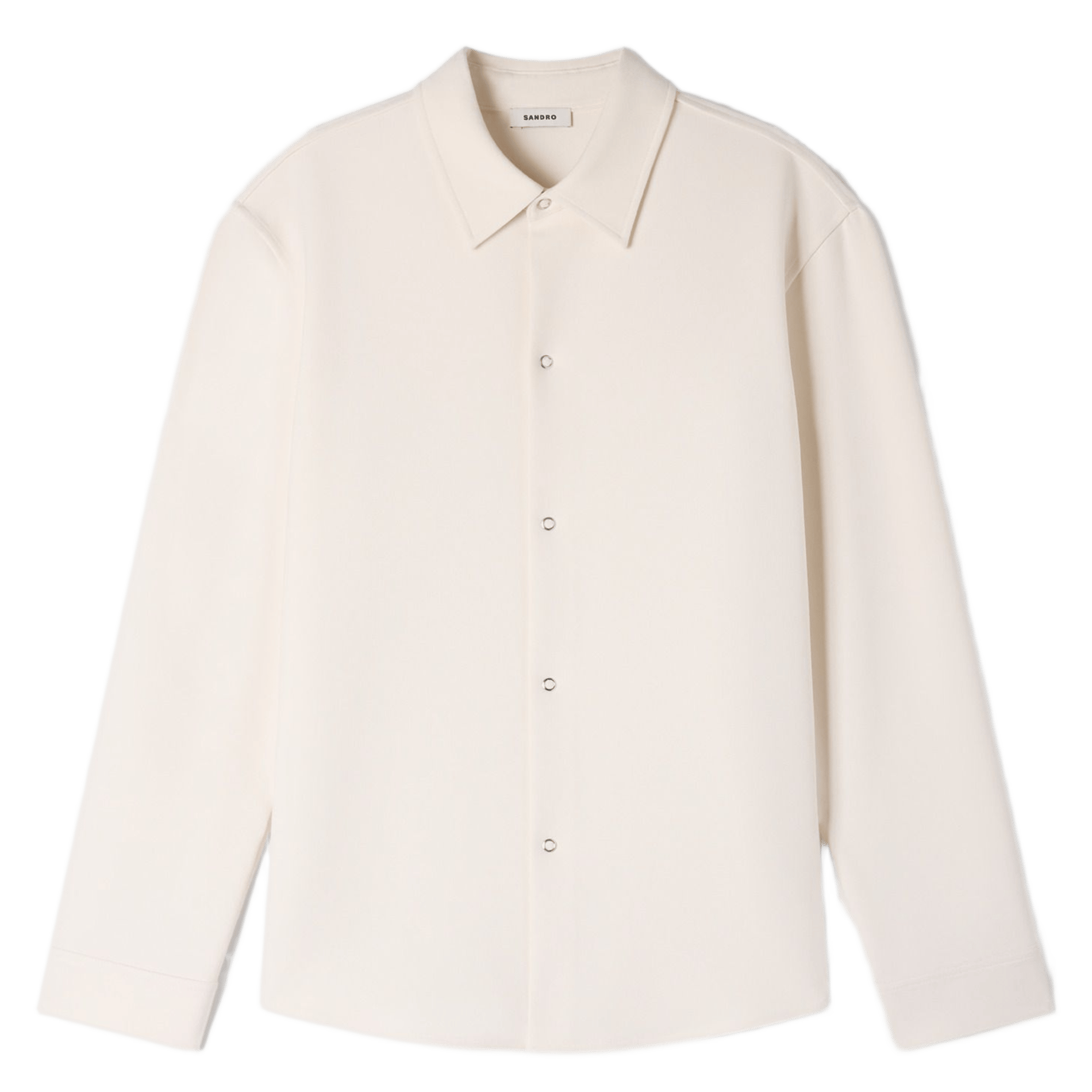 Chemise droite à col classique SANDRO Beige