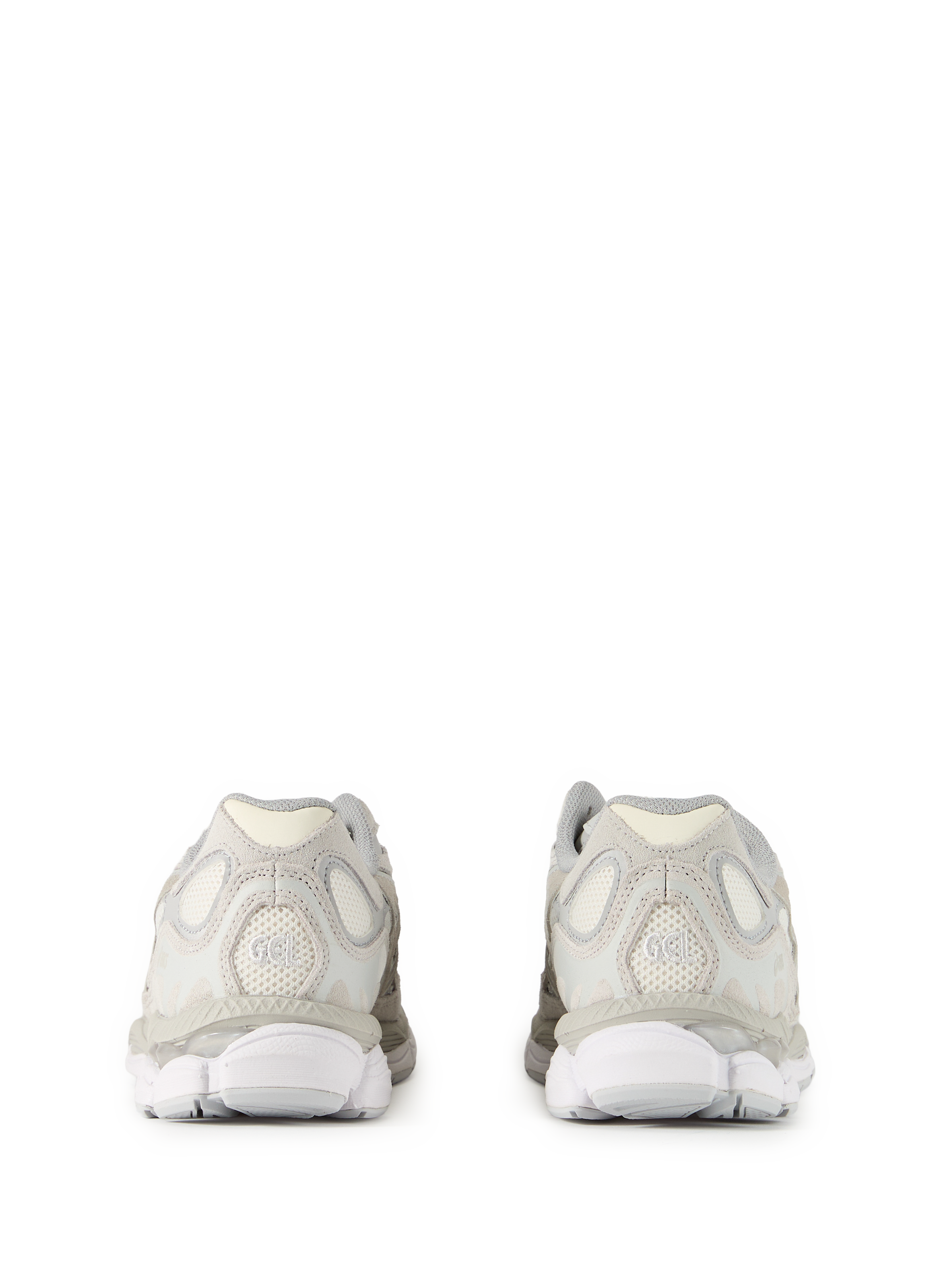 Serrated leather mixed sneakers ASICS Beige