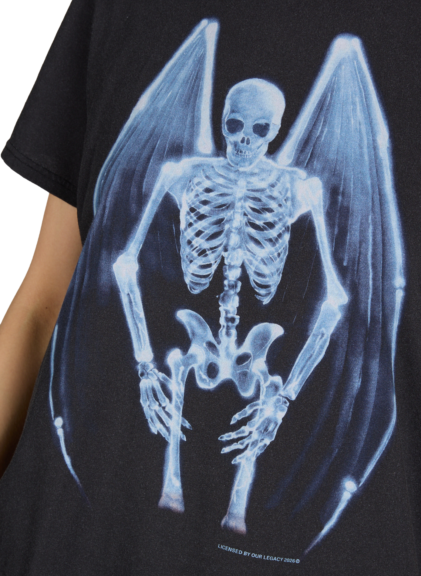 T-shirt imprimé en coton OUR LEGACY Noir