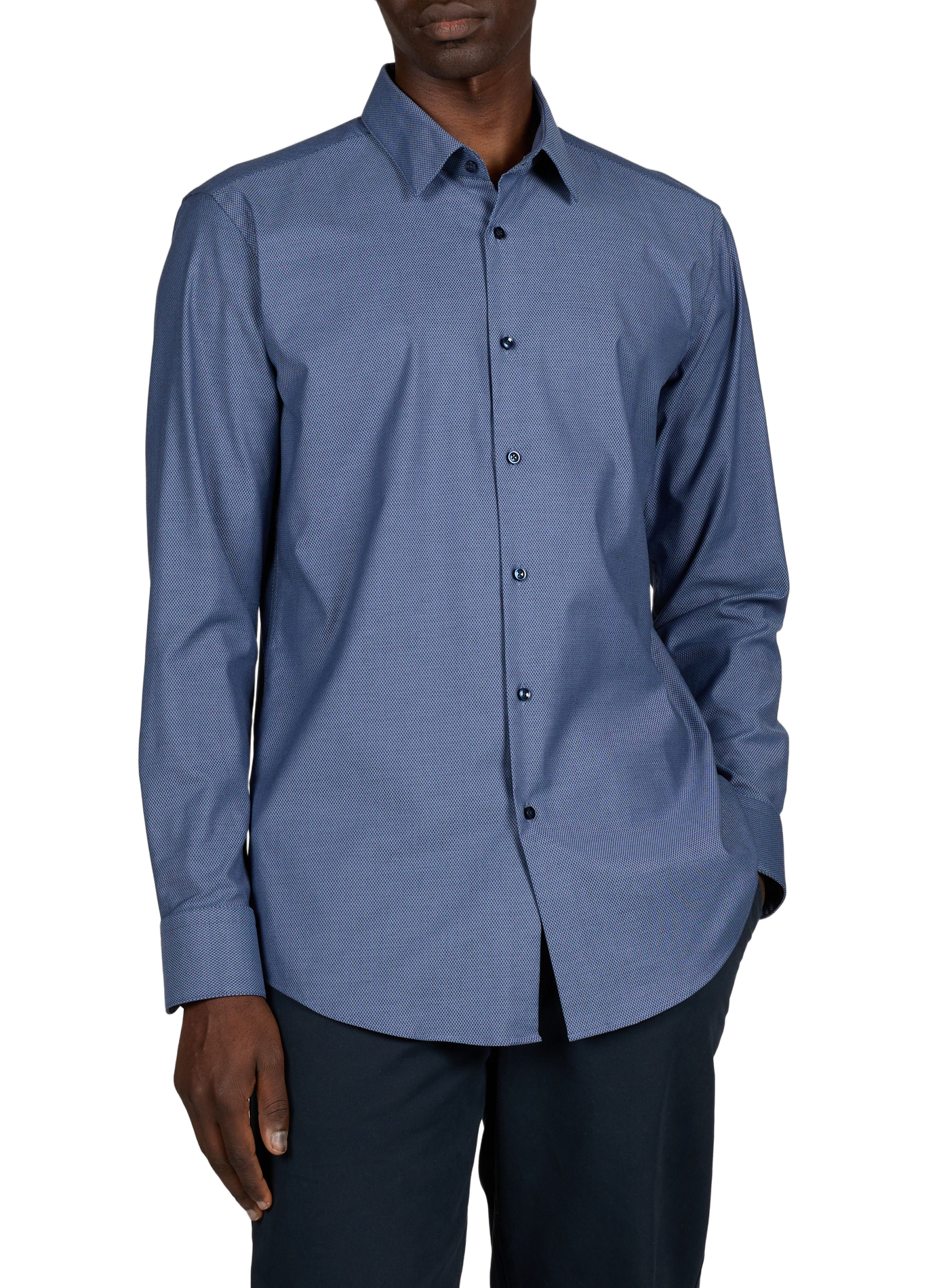 Slim-fit Shirt BOSS Blue