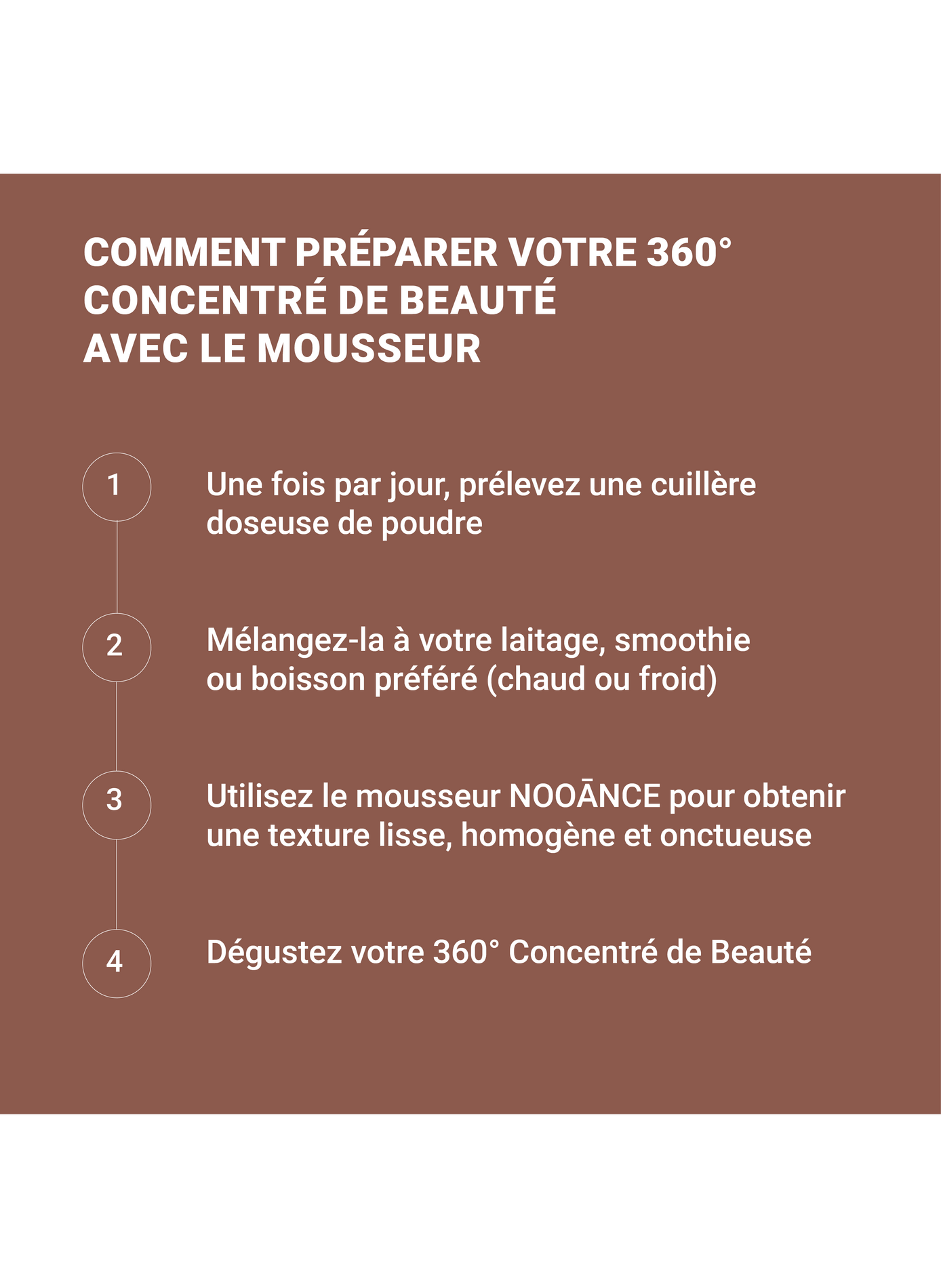 360 Beauty Concentrate - Cocoa flavor NOOANCE No color