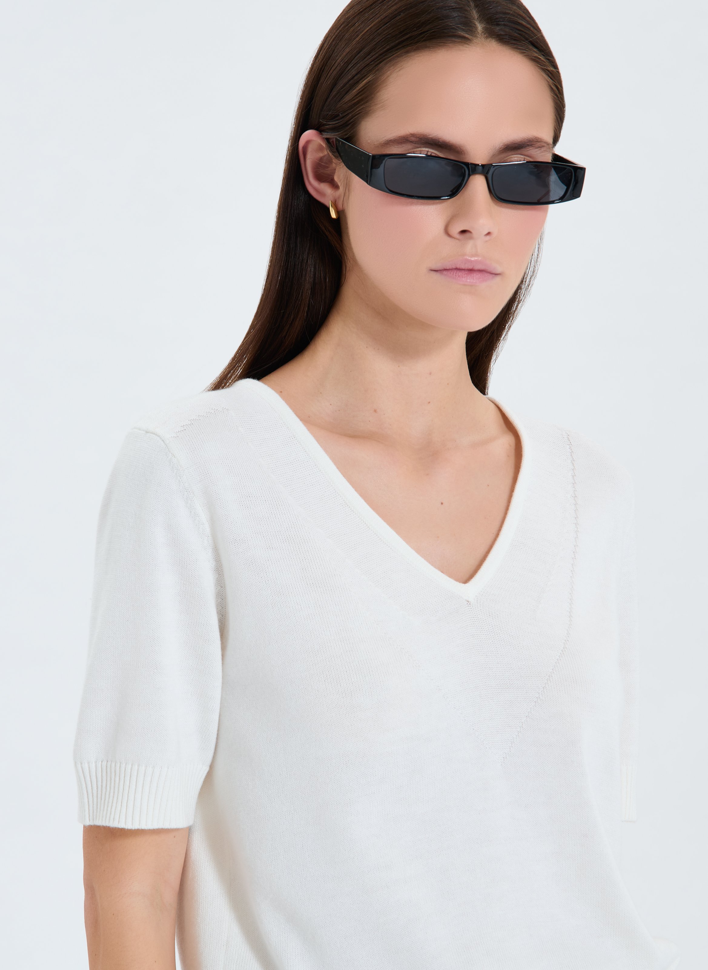 Pull  narvi ZAPA Blanc