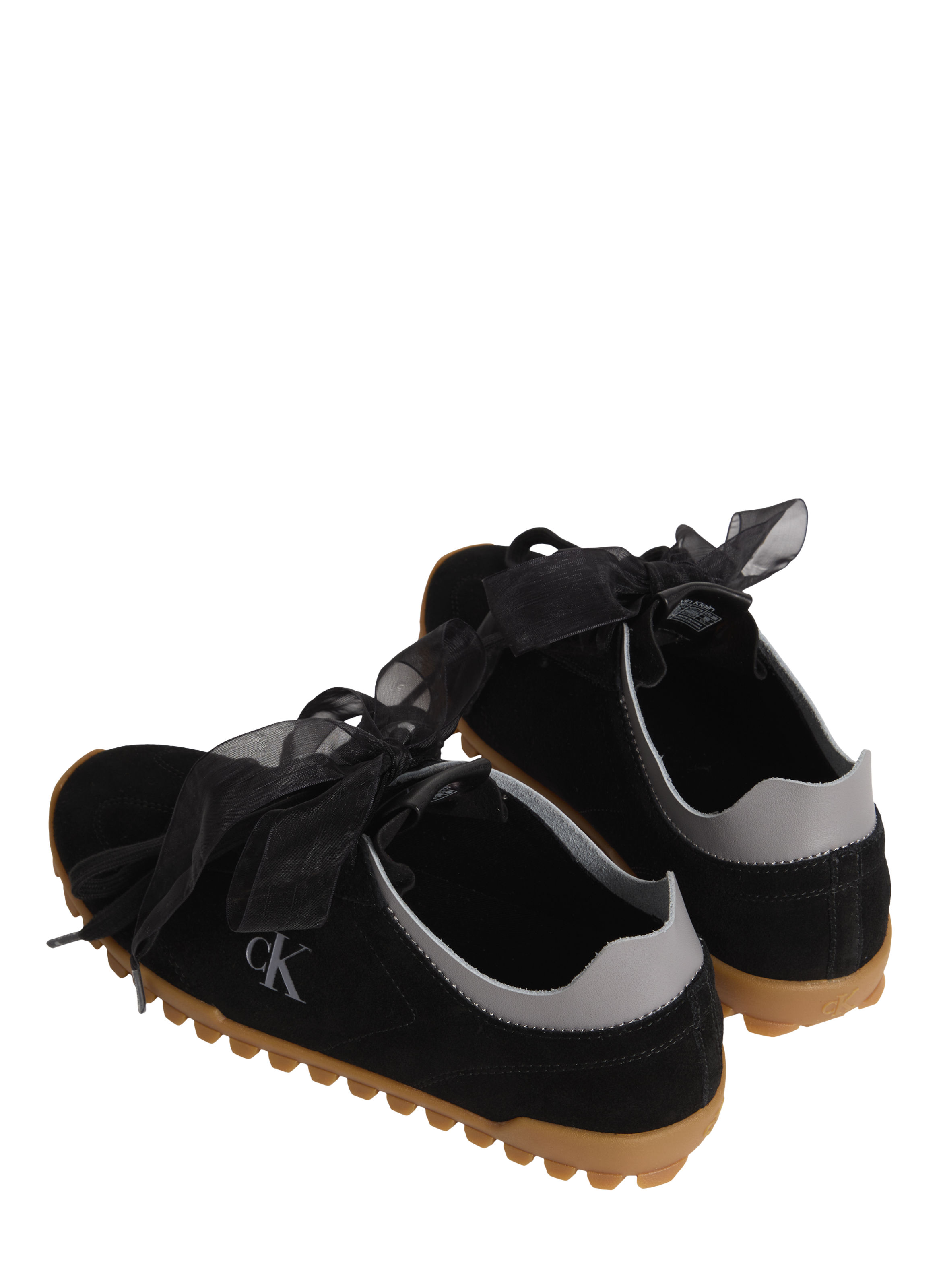 Low-top suede running sneakers Murica CALVIN KLEIN Black