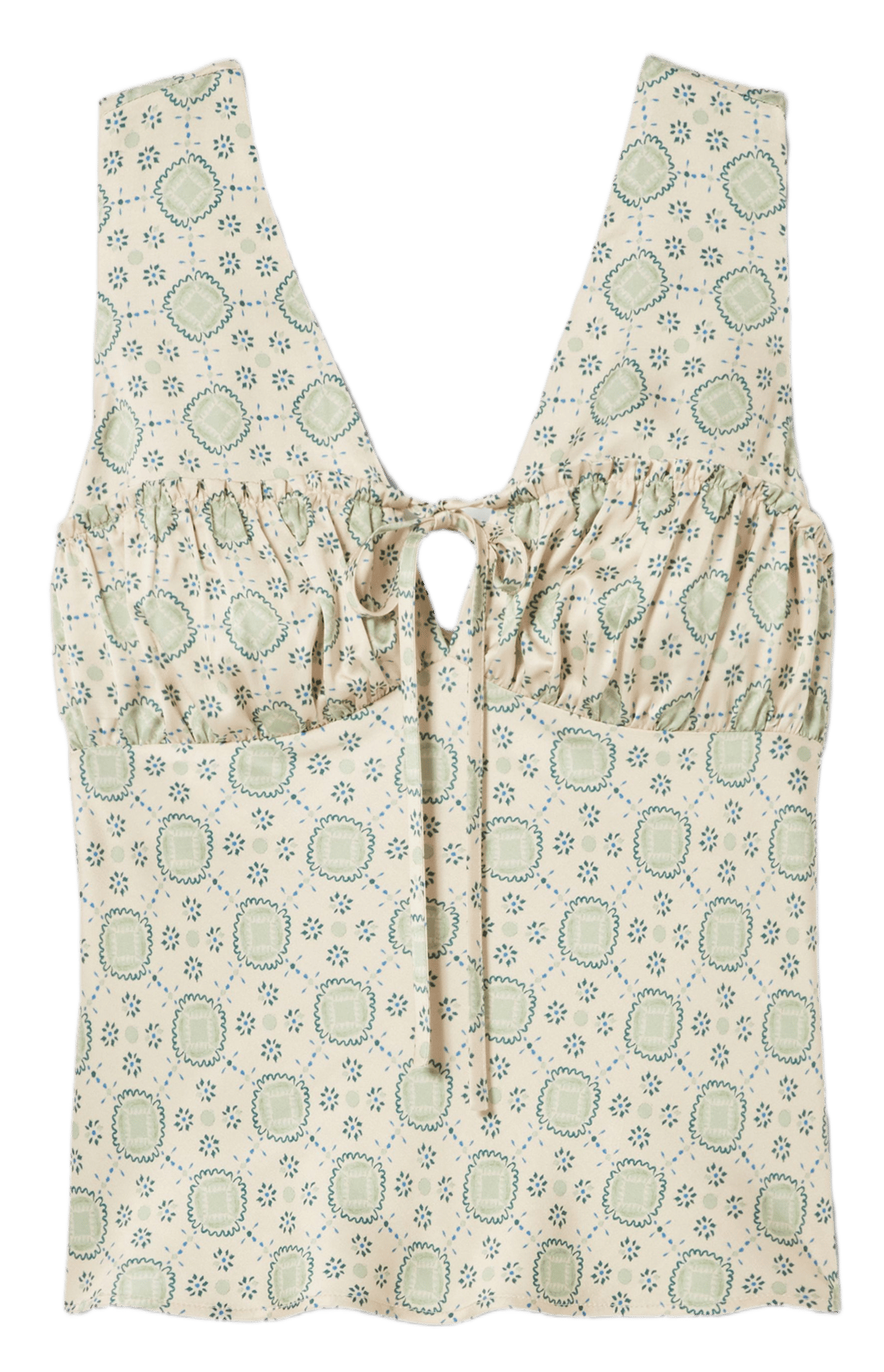 Top droit imprimé CLAUDIE PIERLOT Multicolore