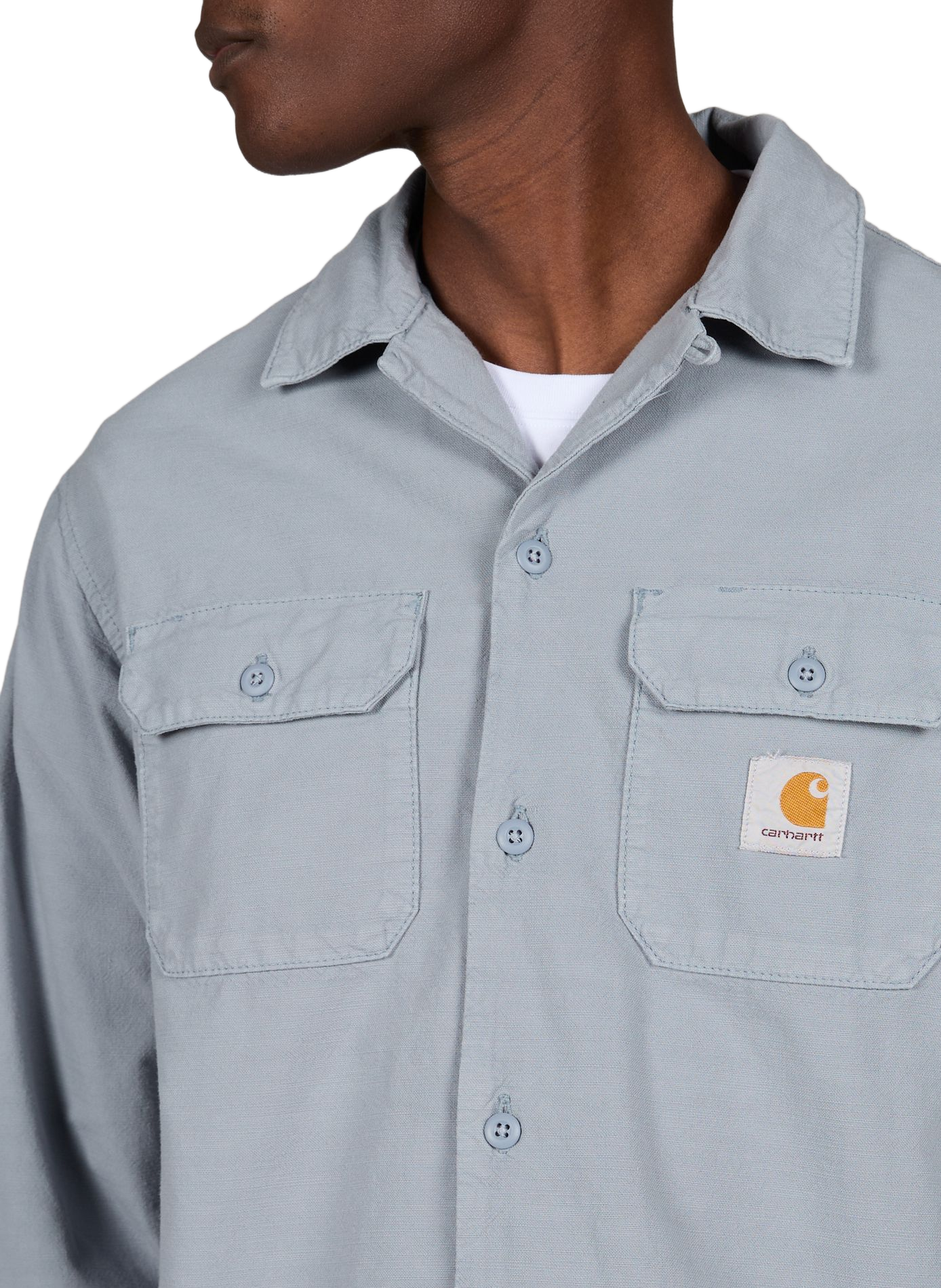 Straight shirt Kelsey in cotton CARHARTT WIP Blue