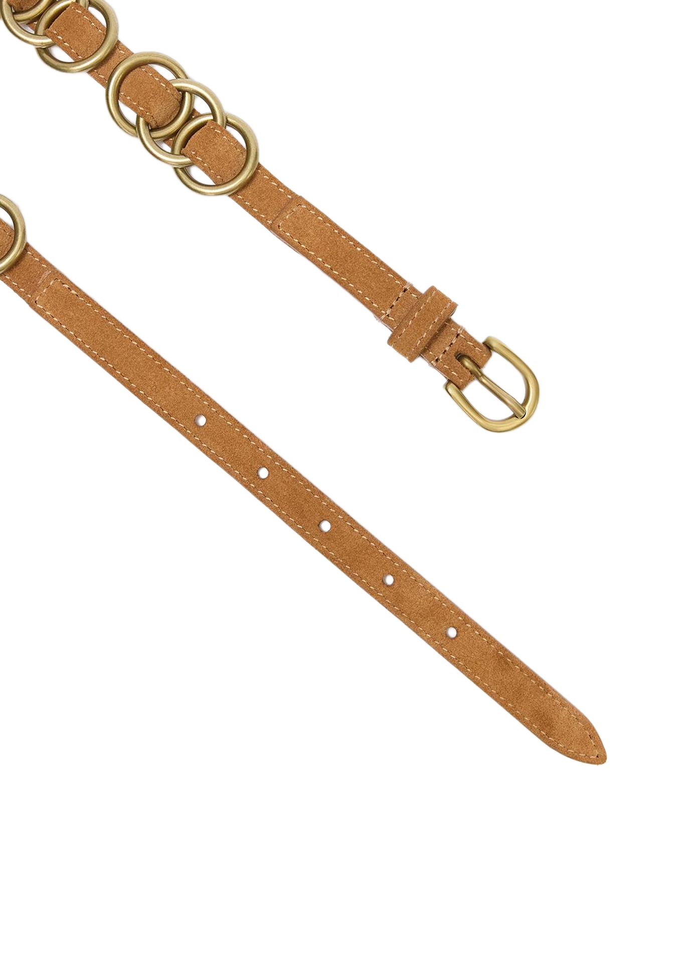 LIVO suede and metal belt ISABEL MARANT Brown