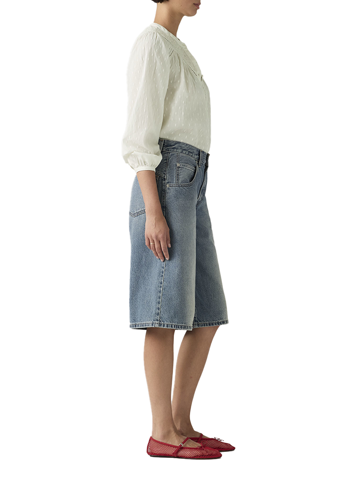 Short baggy in cotton denim LEVI'S Blue
