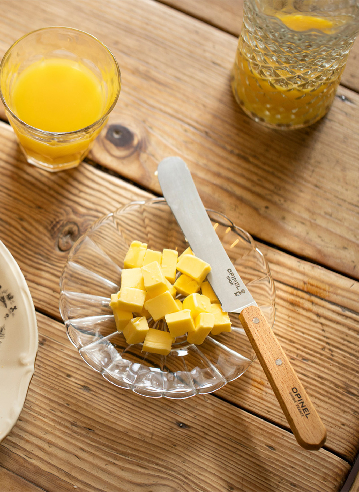 Couteau petit-déjeuner en acier inoxydable OPINEL Beige