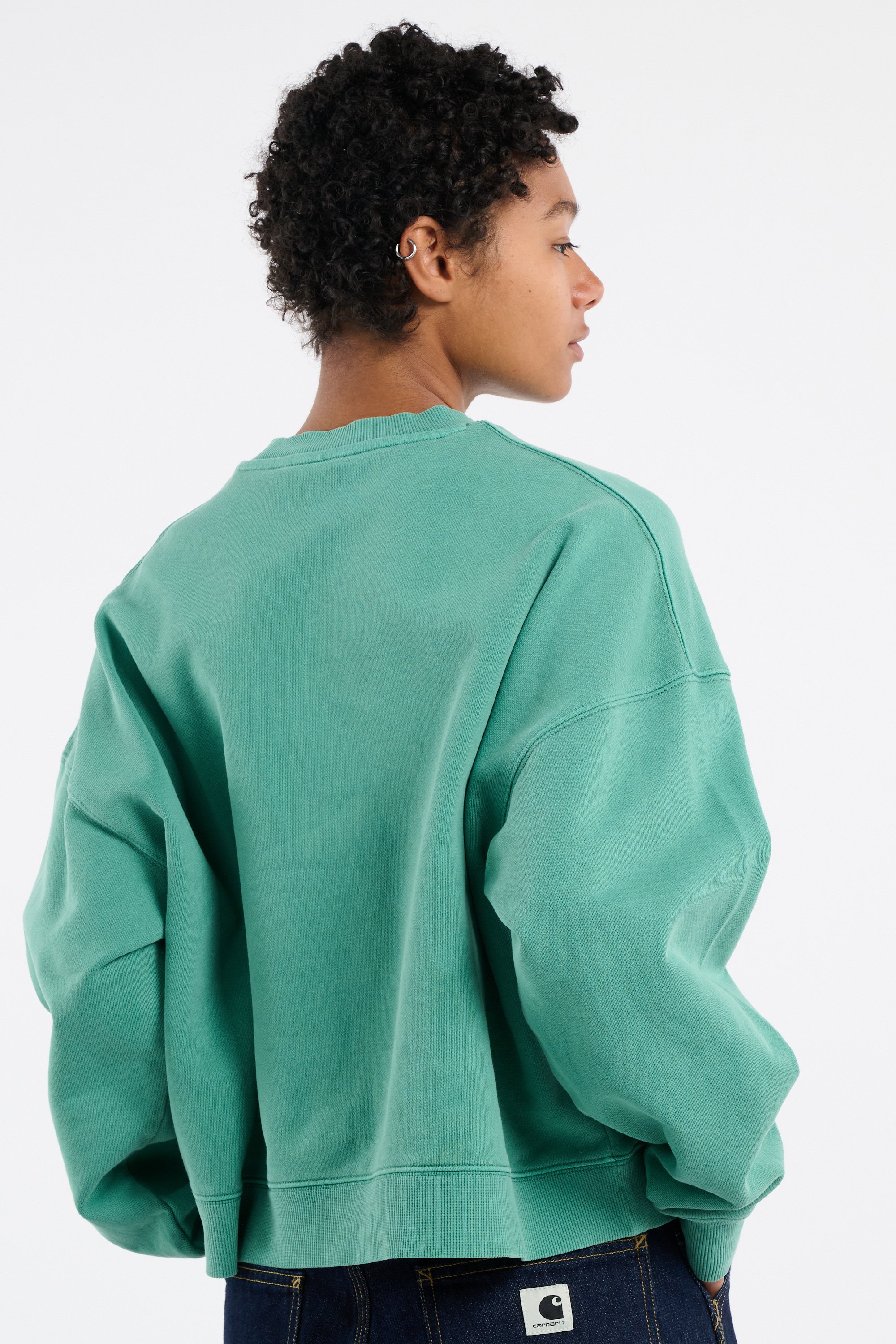 Sweatshirt w' benton sweat CARHARTT WIP Vert