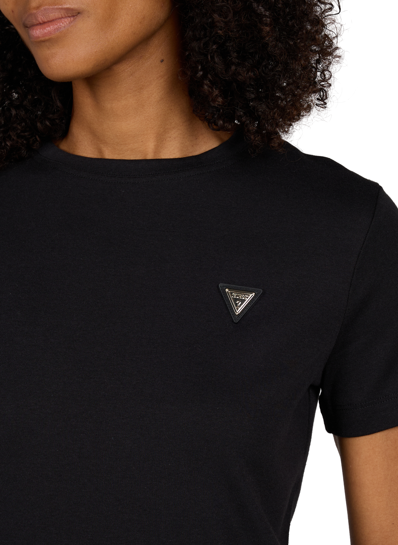 Angepasstes T-Shirt Sonia GUESS Schwarz
