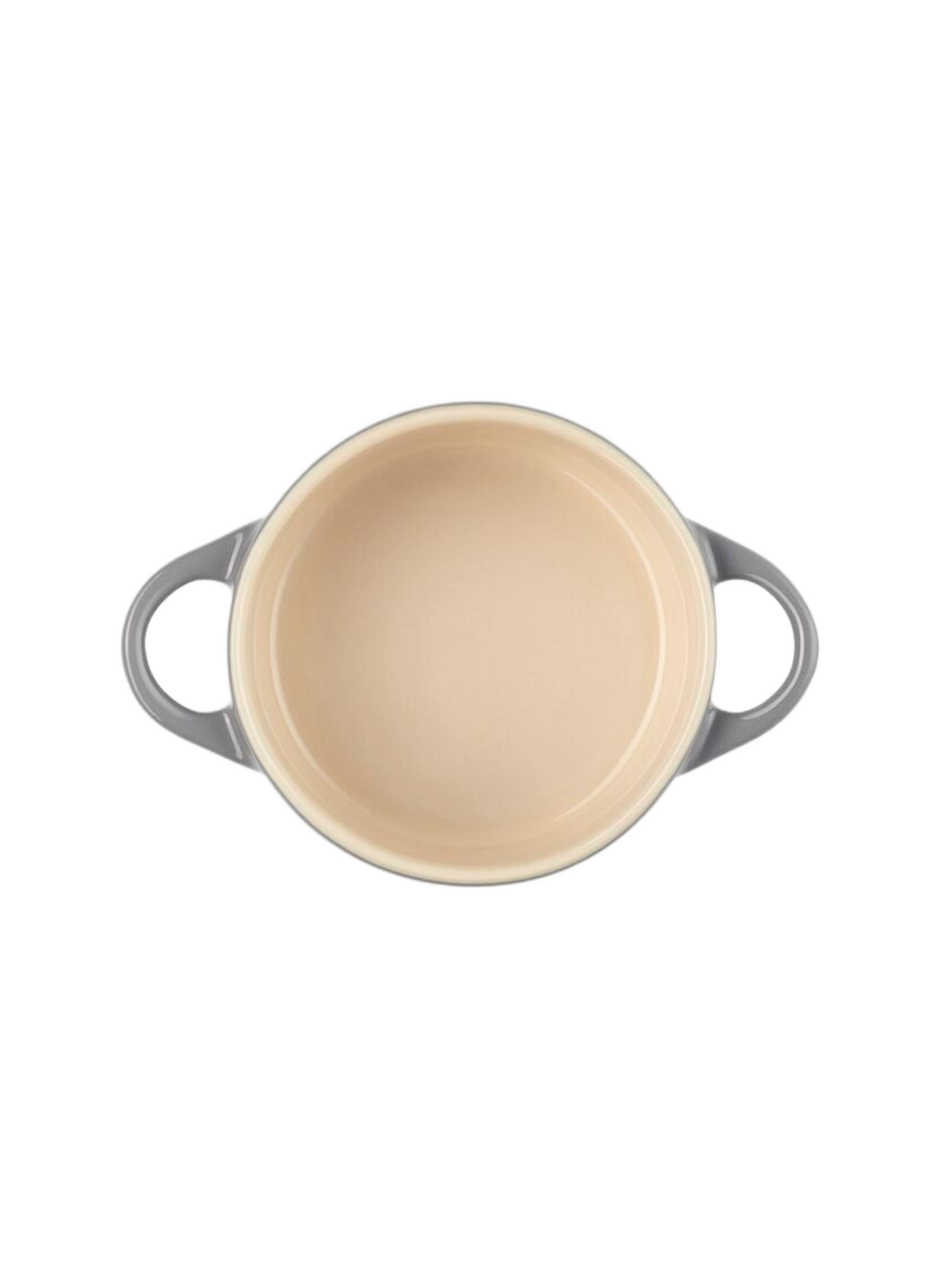 Mini-Kochtopf aus Keramik LE CREUSET Grau