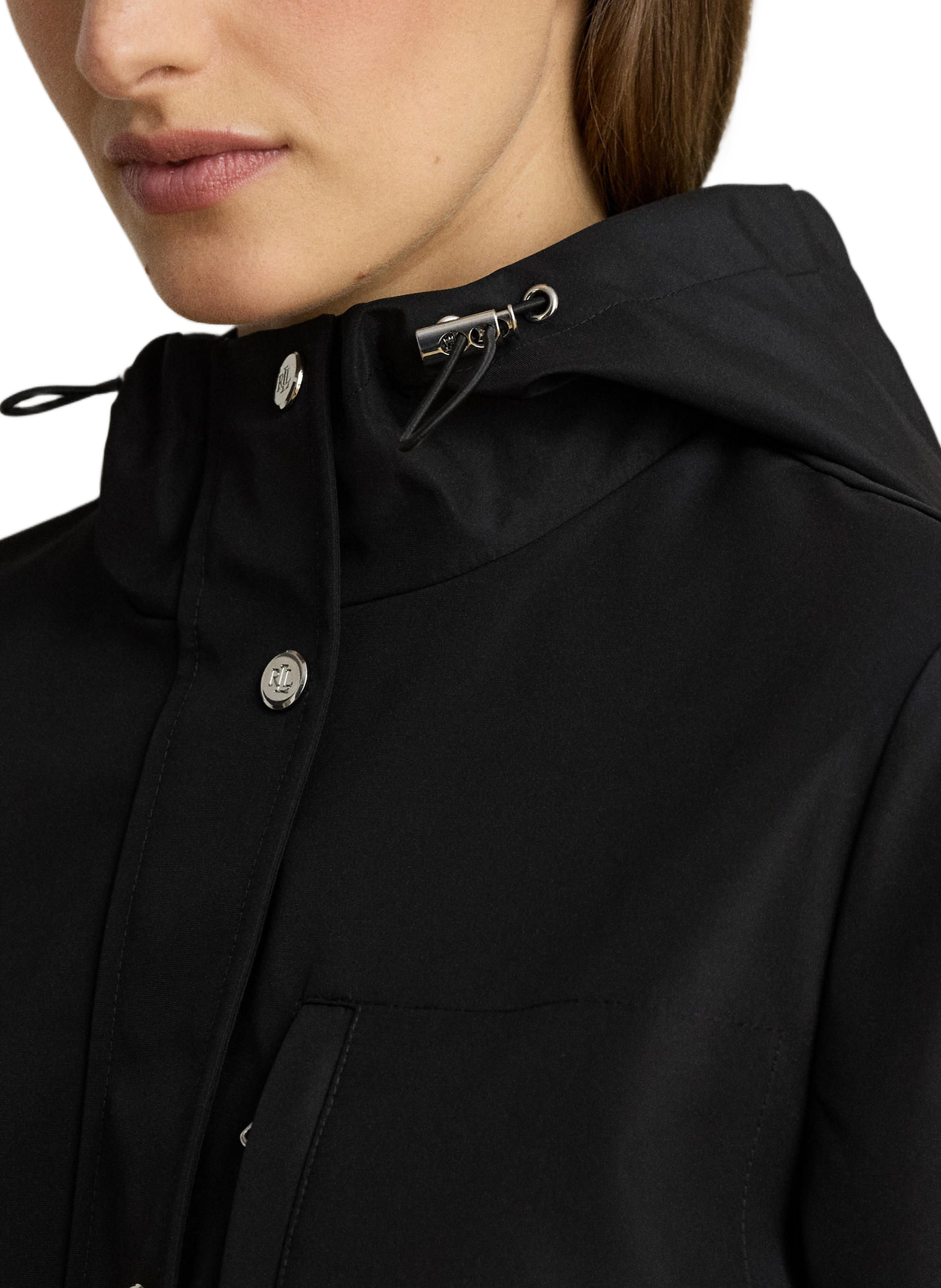 Lightweight hooded parka LAUREN Black