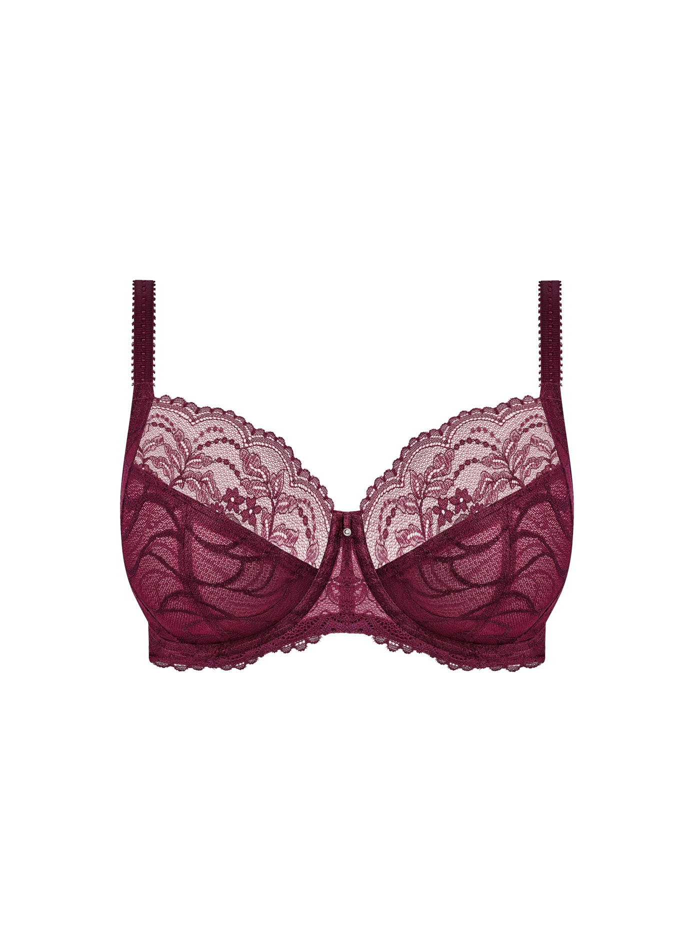 Lace balconette bra FREYA Red