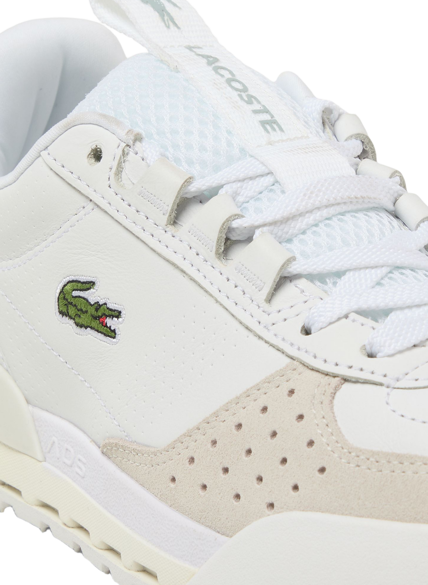 SLAM BREAK 226 2 SFA mixed leather sneakers LACOSTE White