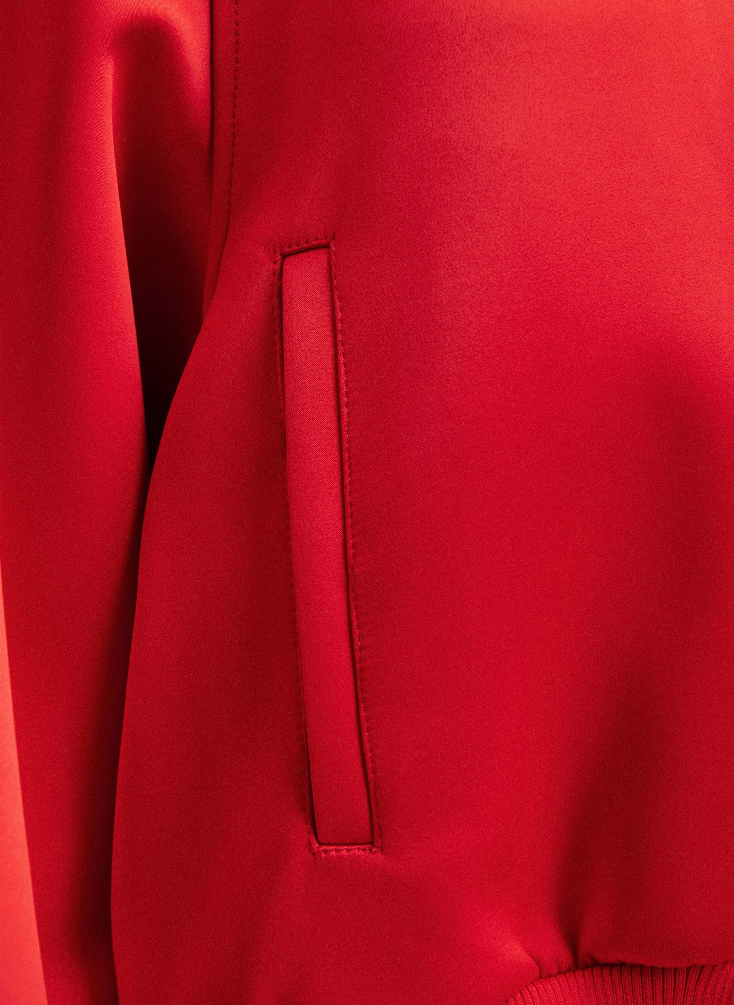 Blouson oversize à manches volumineuses kryo ESSENTIEL ANTWERP Rouge