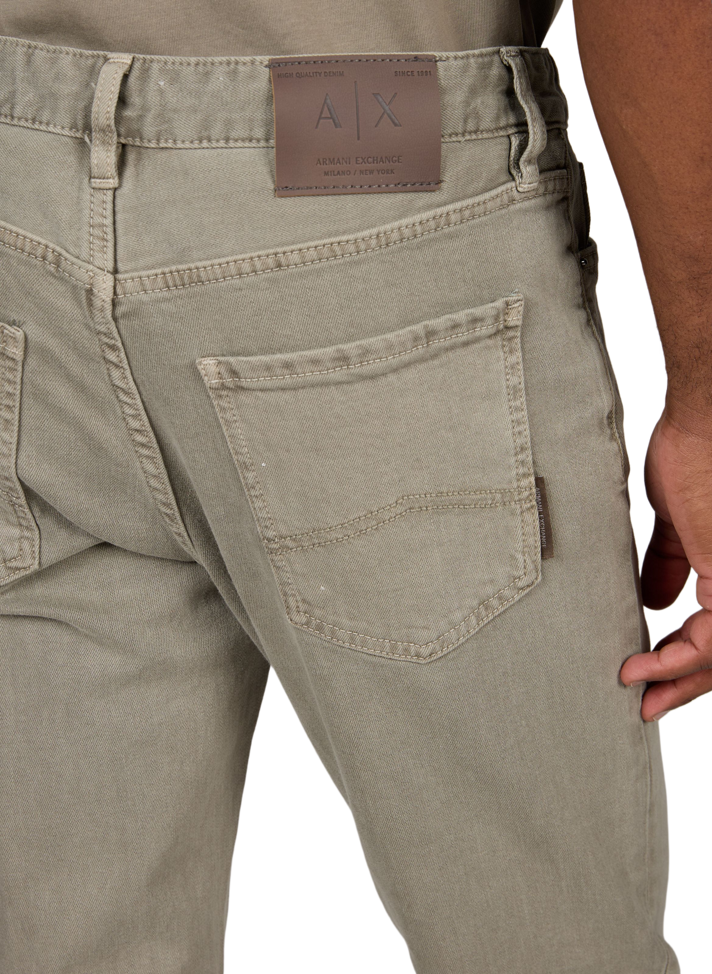 Armani Exchange Slim Fit Jeans XM000070 AF27185 ARMANI EXCHANGE Beige
