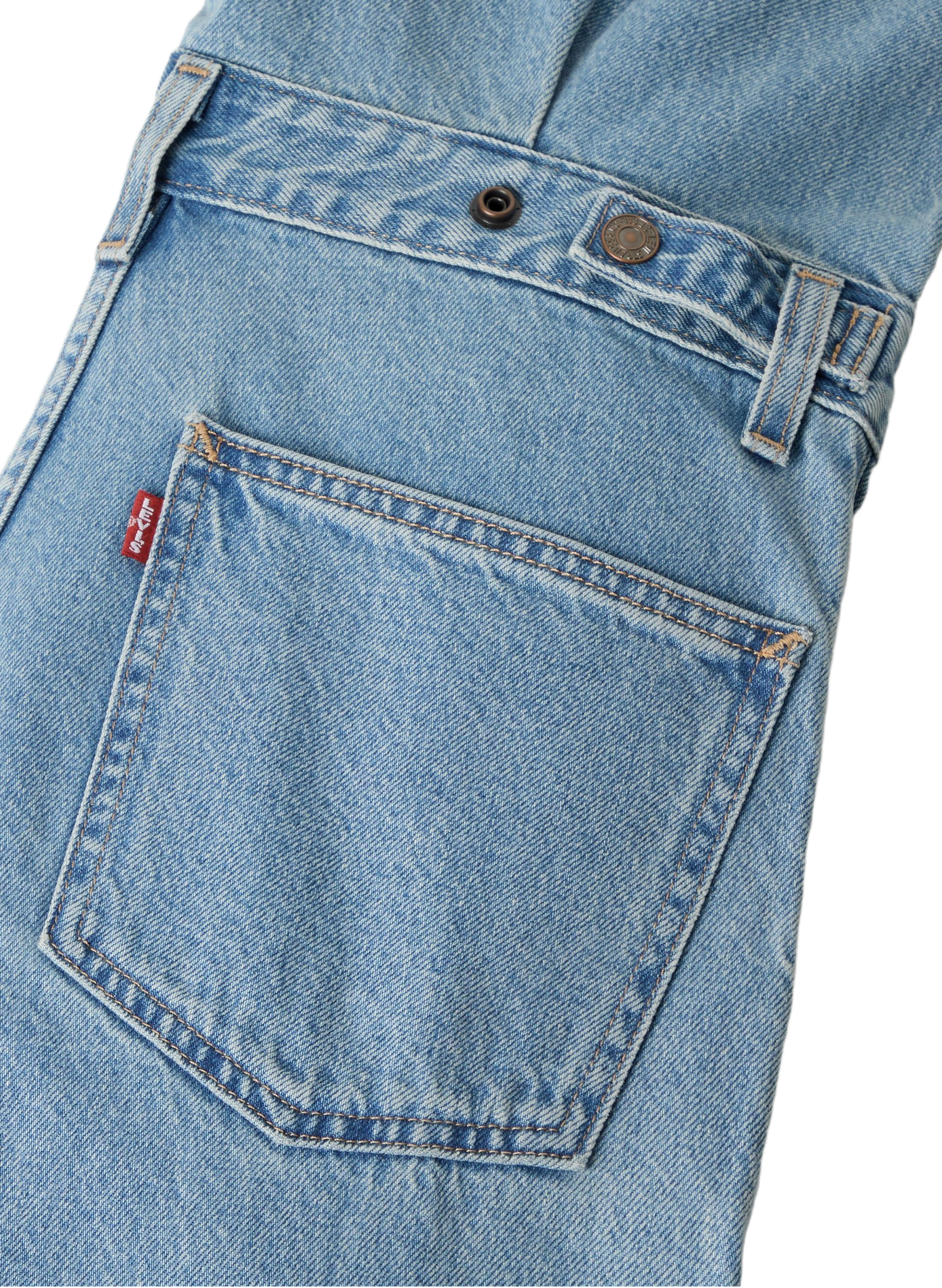 Straight-leg cotton denim jumpsuit LEVI'S Blue