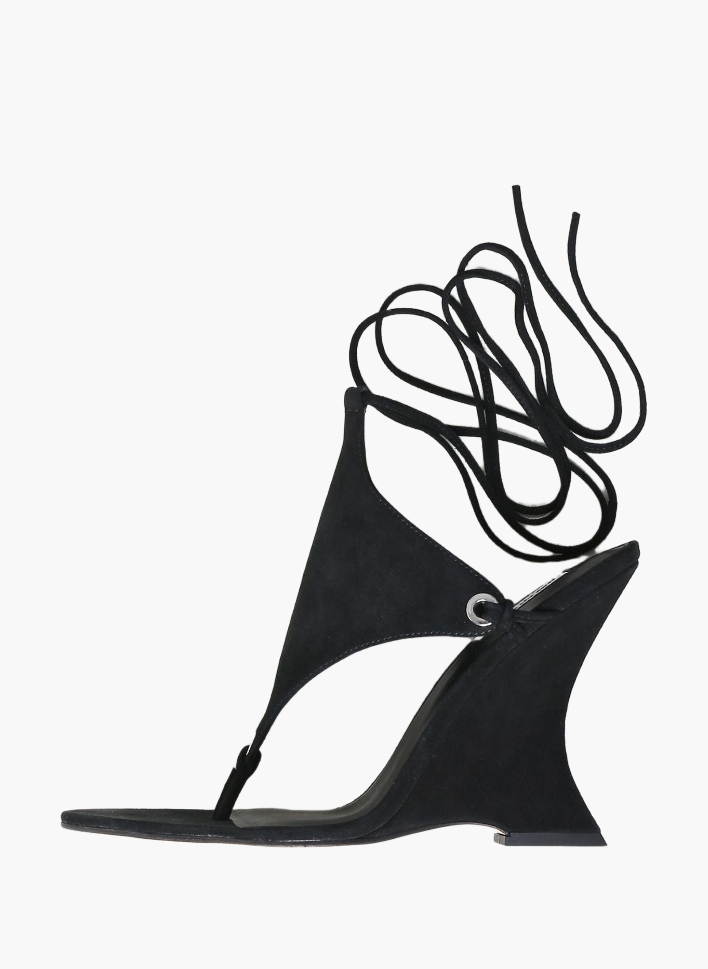 Rampage-High-Heels aus Wildleder NAKED WOLFE Schwarz