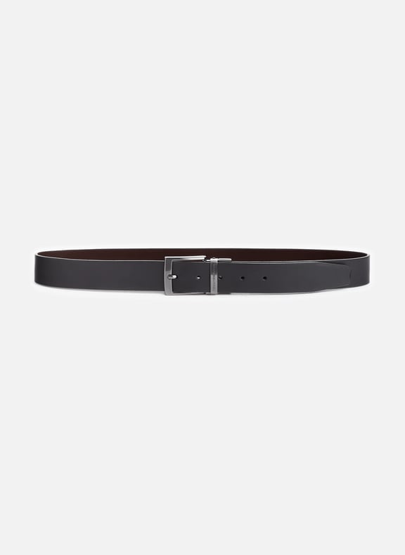 Ceinture Adan en cuir Noir by TOMMY HILFIGER TOMMY HILFIGER Ceinture Adan en cuir Noir